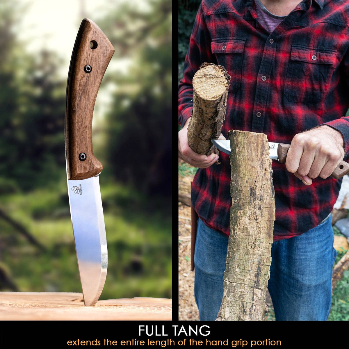 BSH1 Dune Bushcraft -veitsi ja tuppi