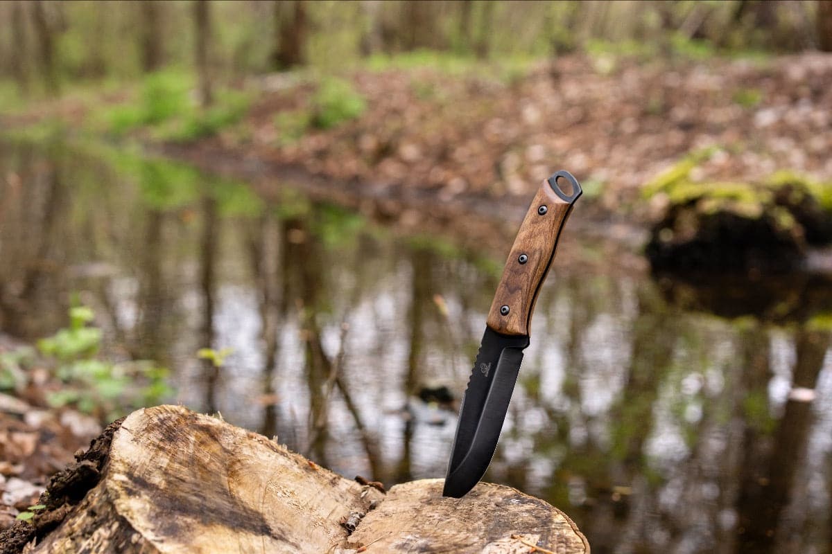 BSH4 Dusk-kit Bushcraft-puukonterä ruuveilla