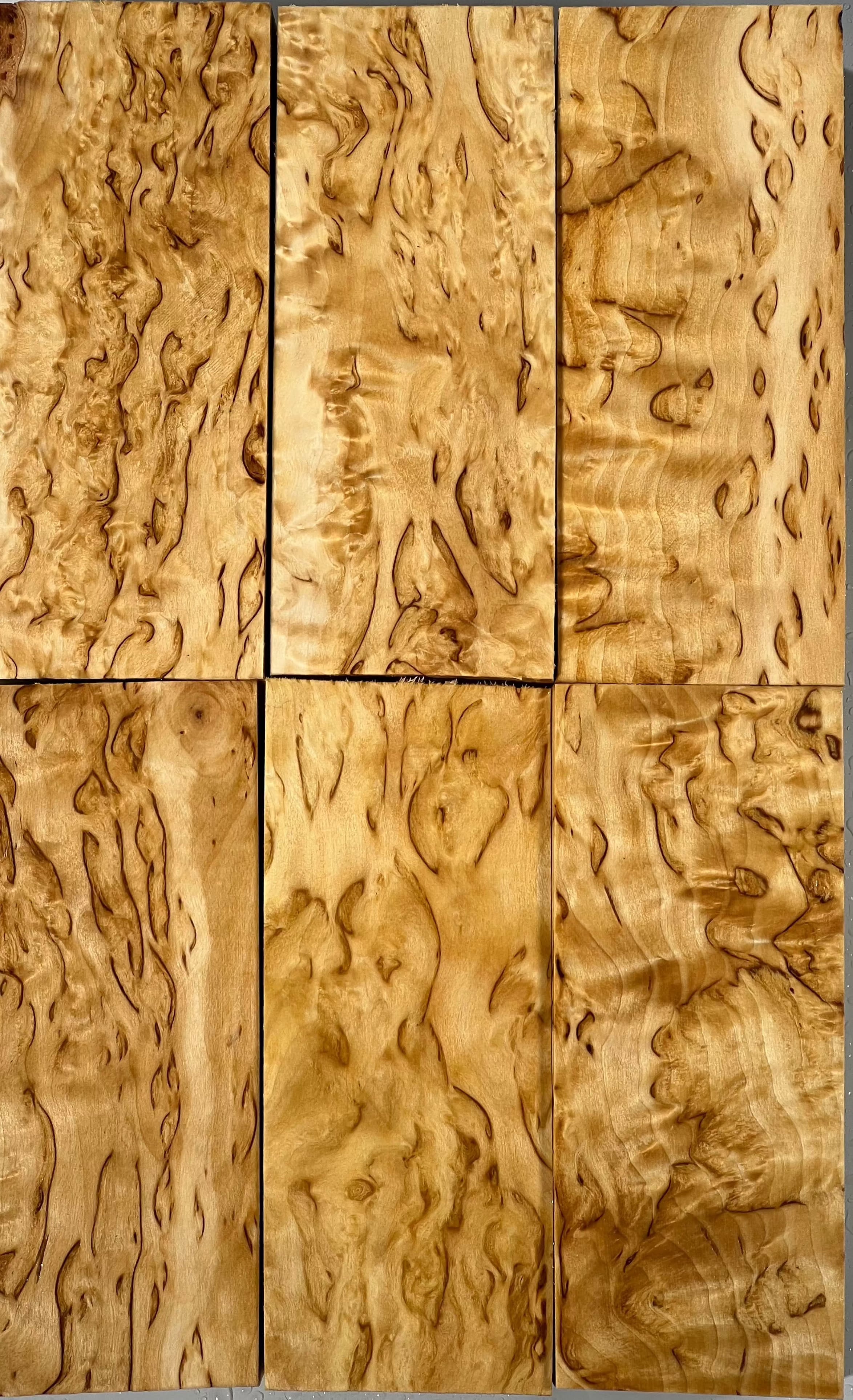 Luonnonvärinen visakoivu, suuri n. 30x50x120 mm