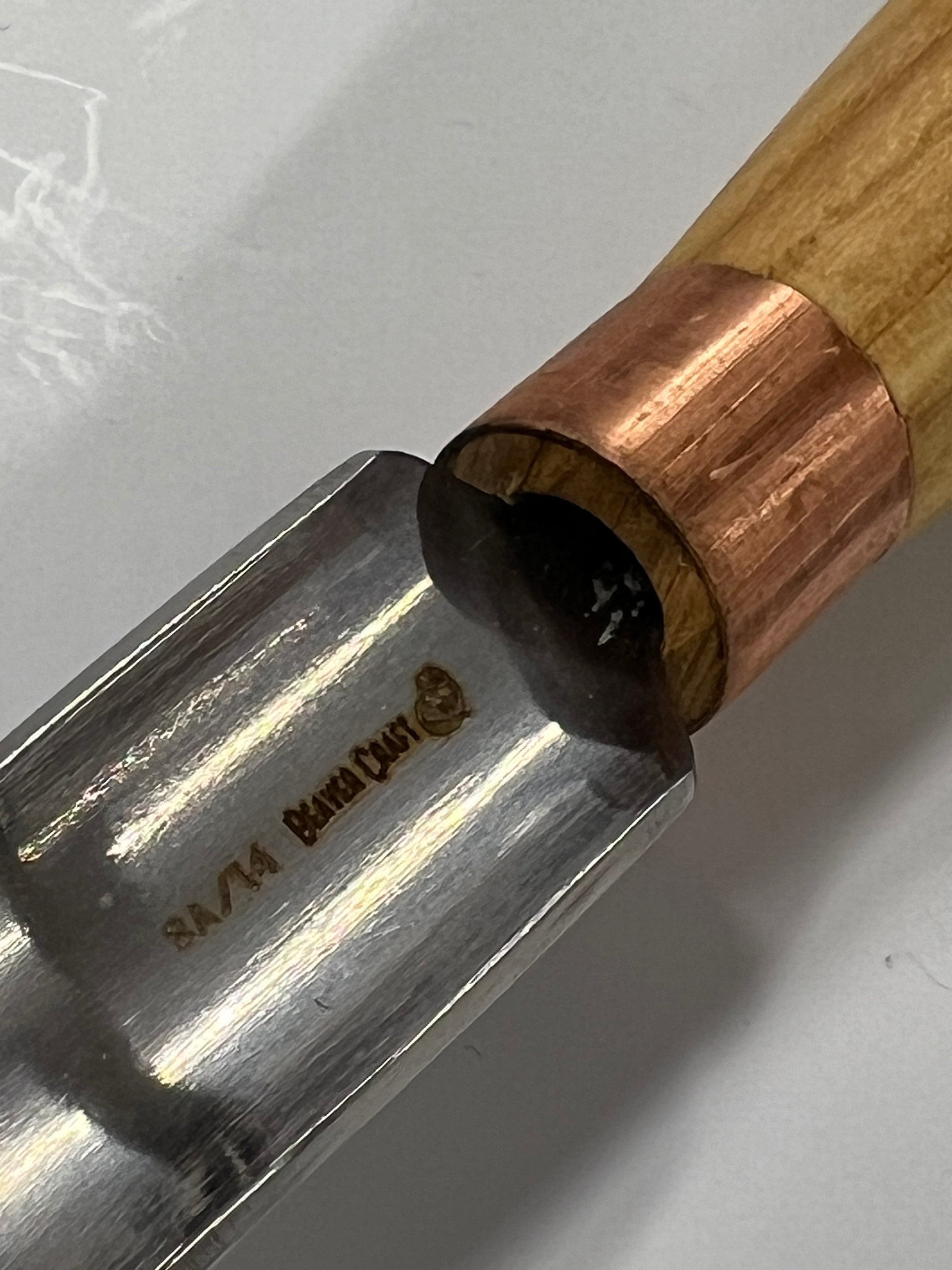 Puunveistotaltta 80x14mm taivutettu kourutaltta K8A/14