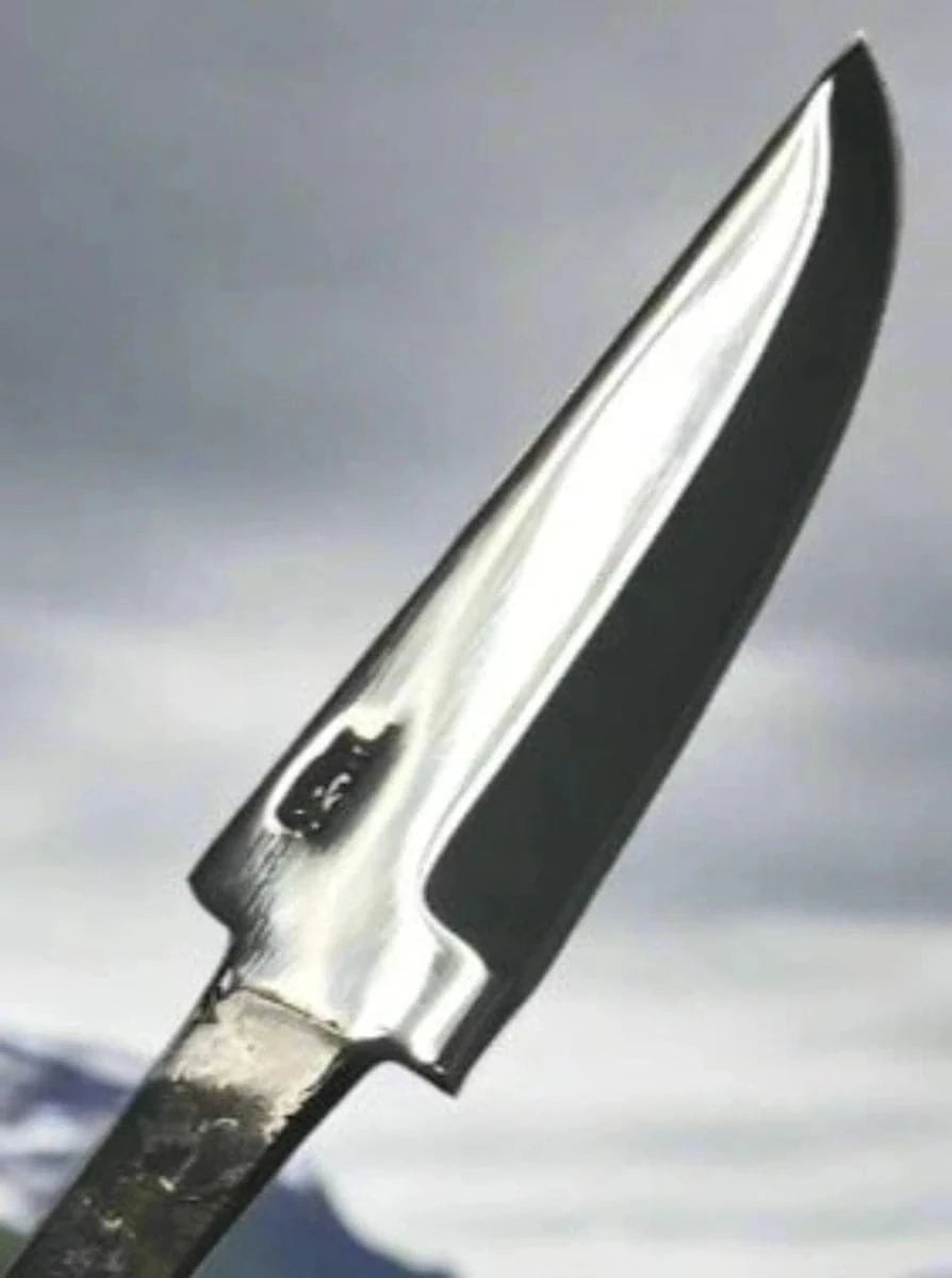 Käsin taottu veitsenterä Frode Misund 75 mm