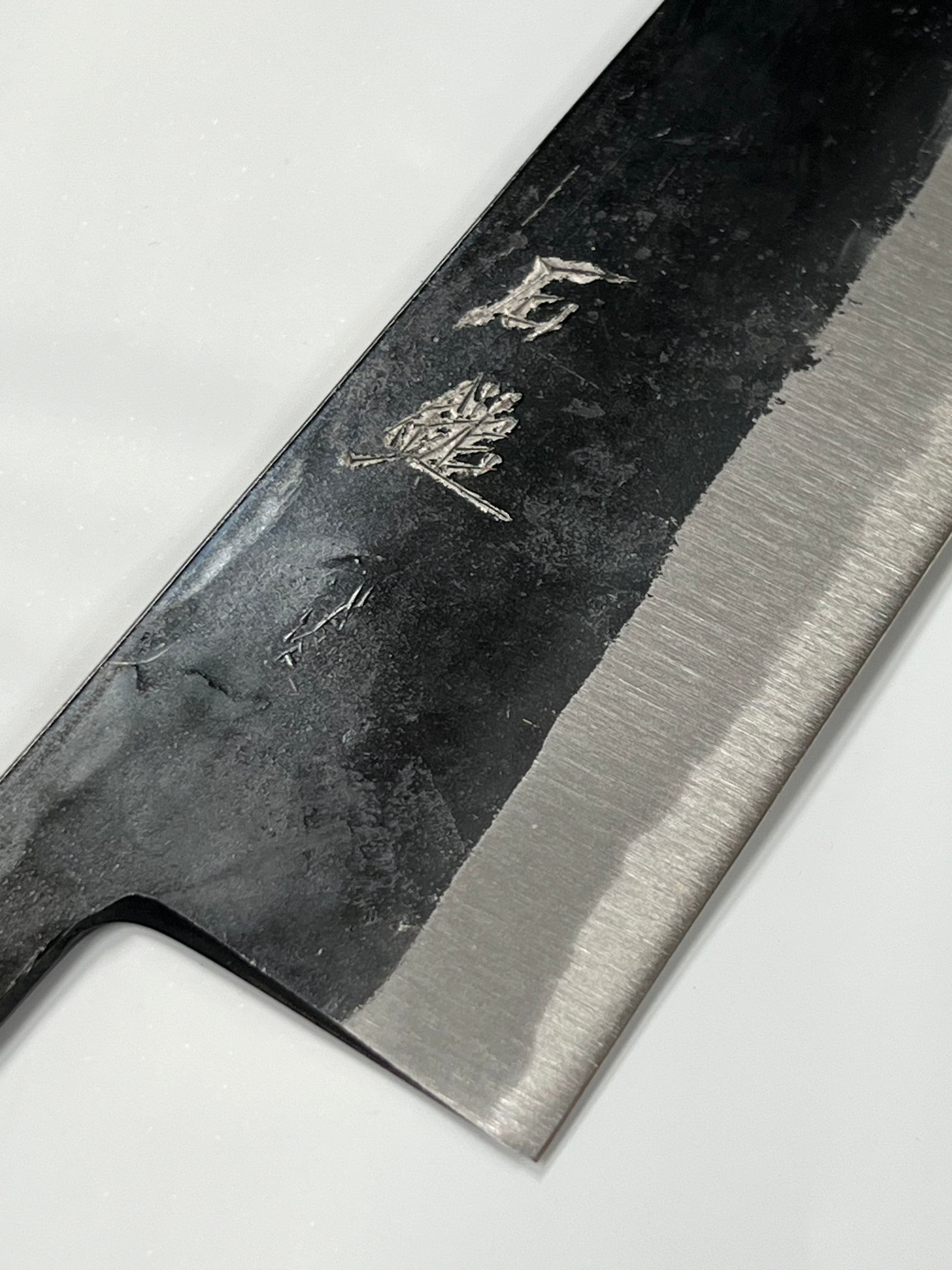 Kurouchi Gyuto 210 Blue 2 japanilainen käsin taottu veitsenterä