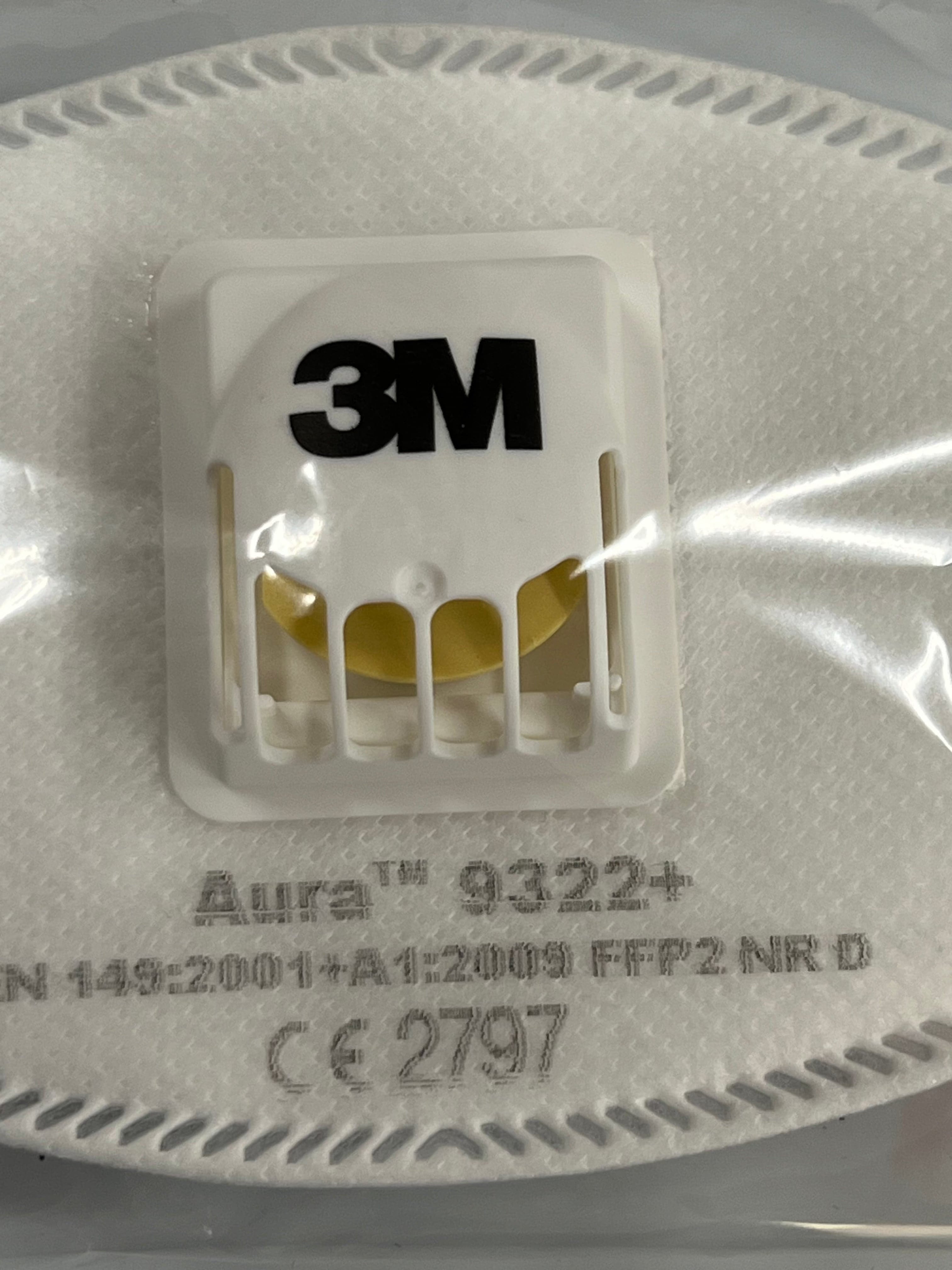3M Aura -hiukkassuojaimet venttiilillä