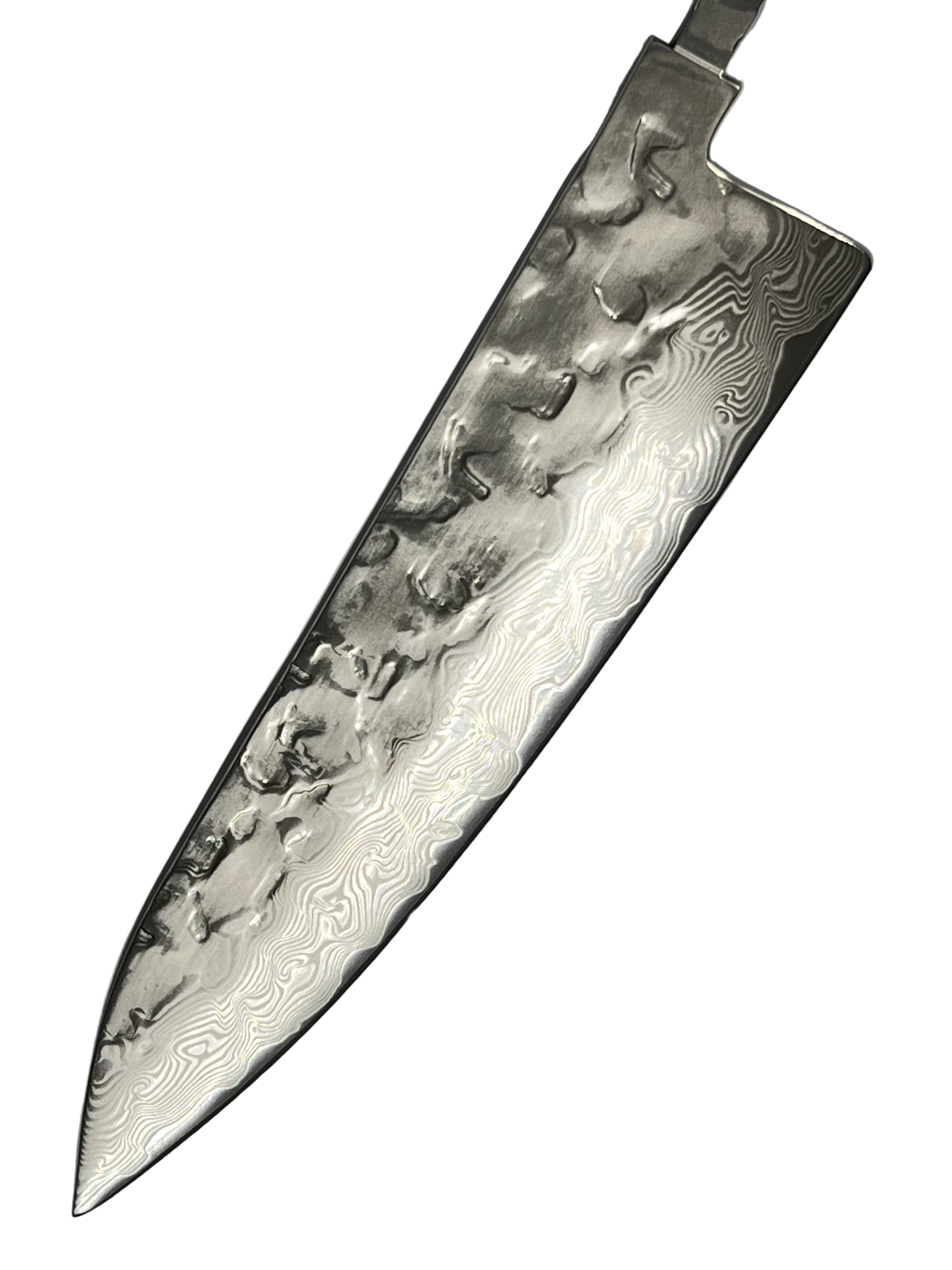 Kokkiveitsi 200mm VG-10 Kiillotettu Brute de forge Damaskus