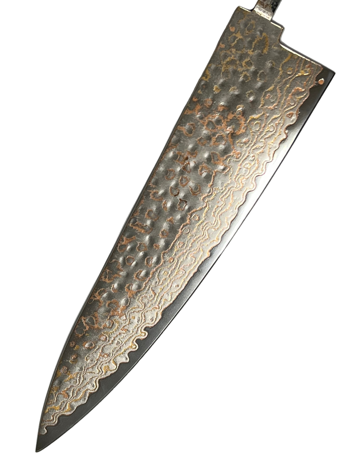 Kokkiveitsi 220mm ruostumaton kupari damasti