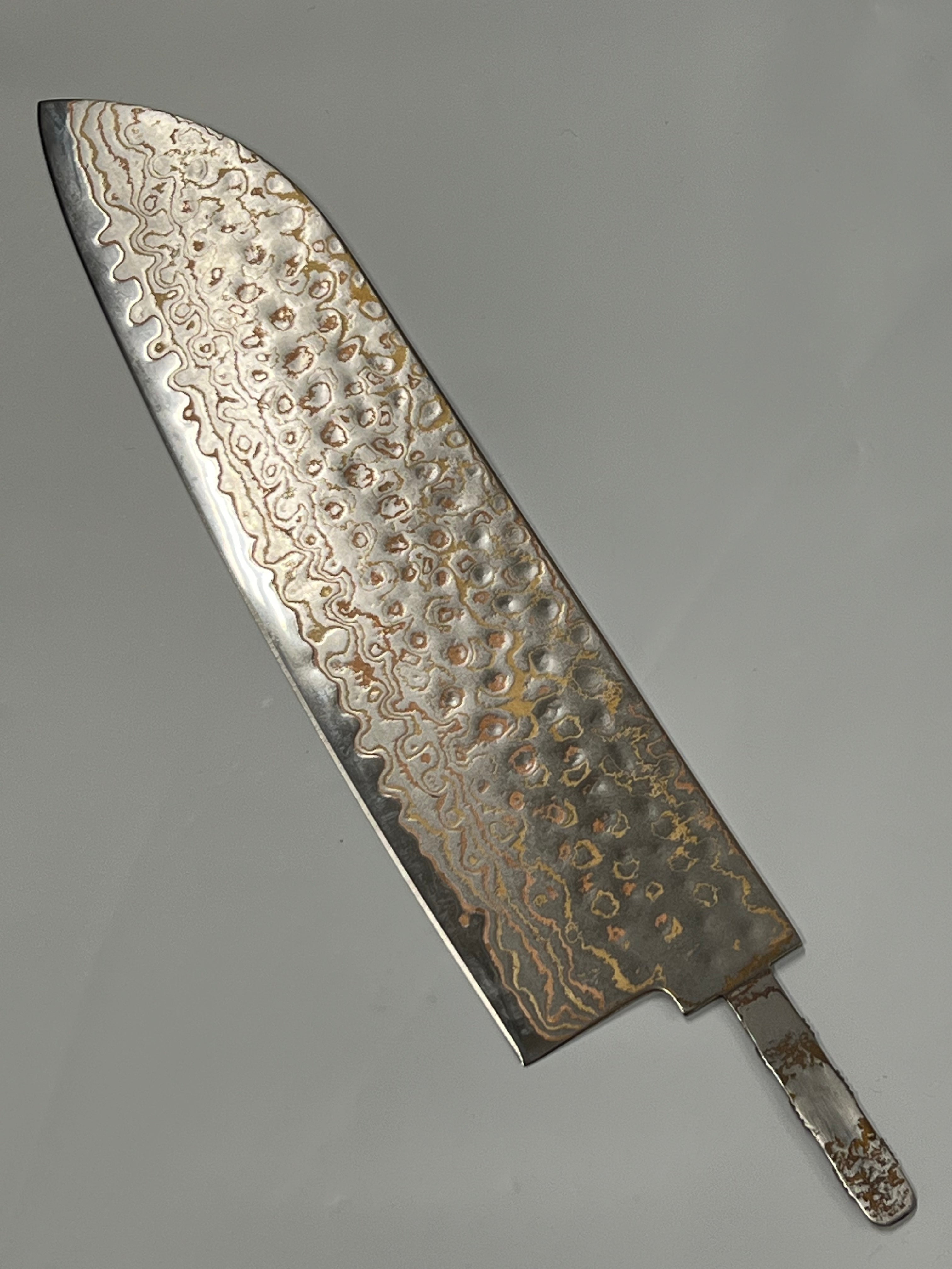 Santoku 200 mm ruostumaton kupari-damaskiteräs