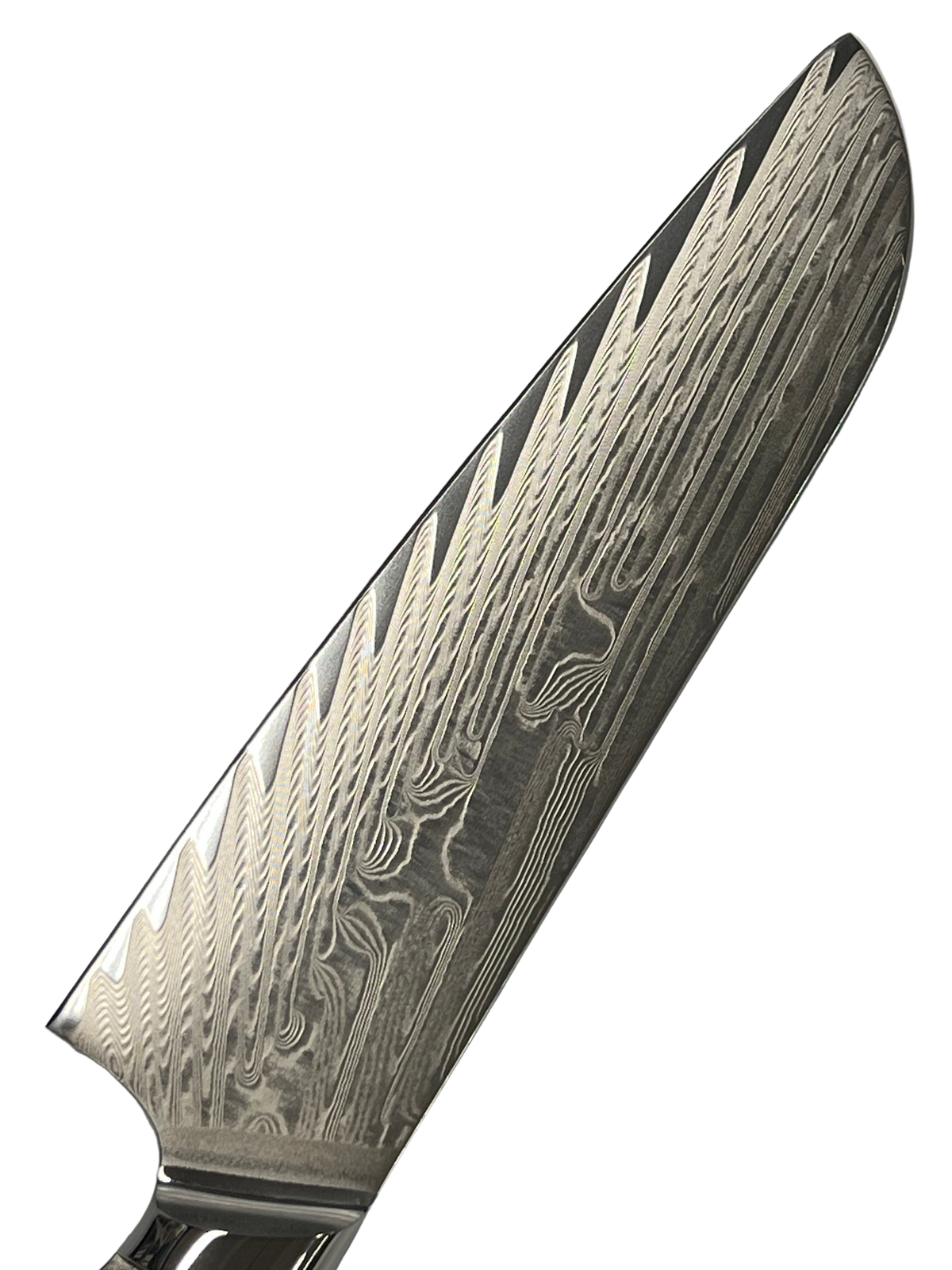 Santoku - VG10 Damask kokkiveitsi 8" fulltang kahvalla