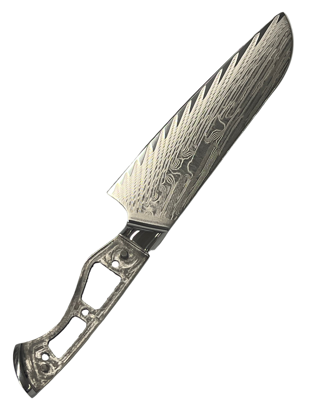 Santoku - VG10 Damask kokkiveitsi 8" fulltang kahvalla