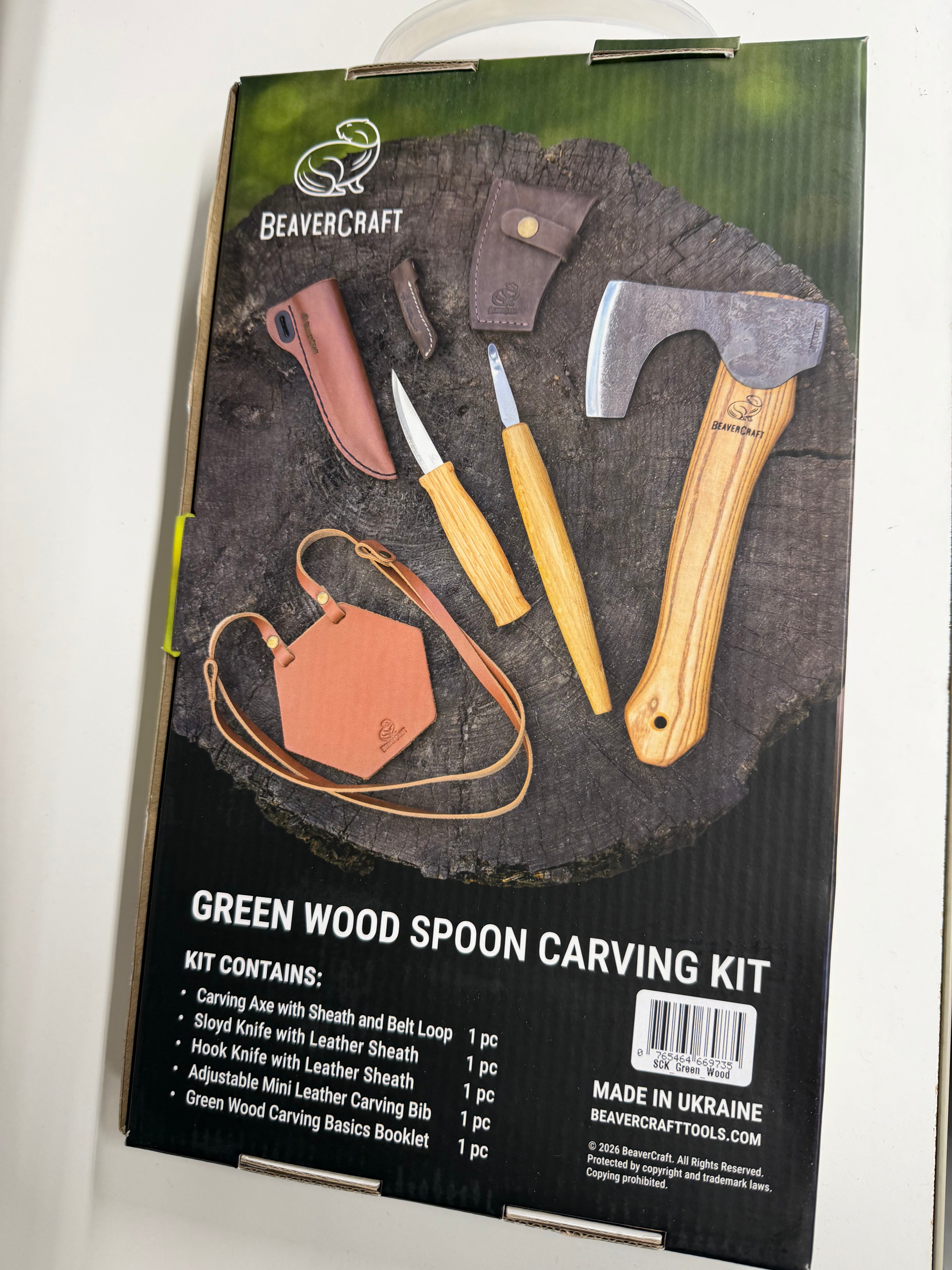 Lusikanveistotyökalusarja Green Wood – BeaverCraft
