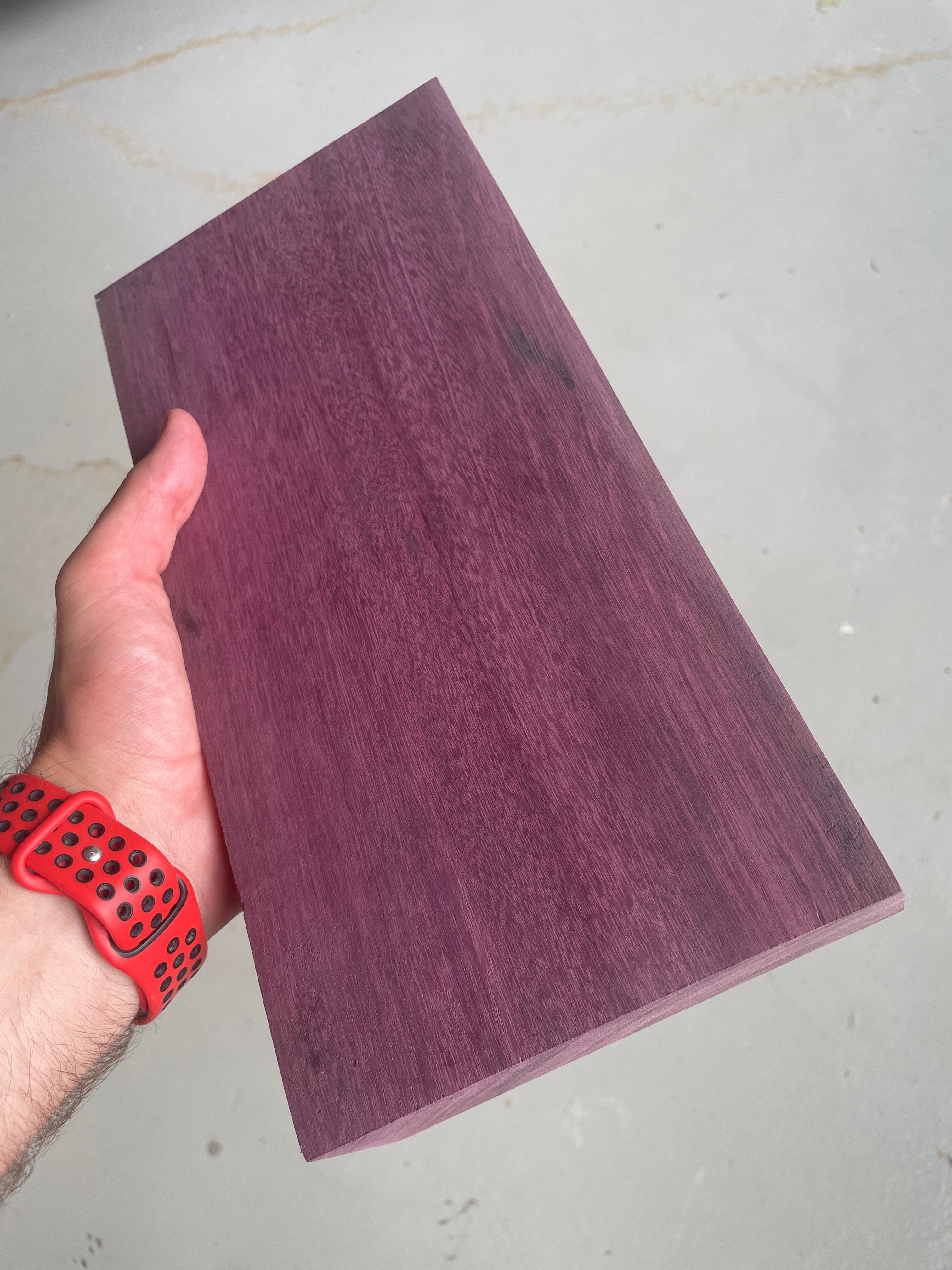 Purpleheart, suuri kappale 55x155x300mm