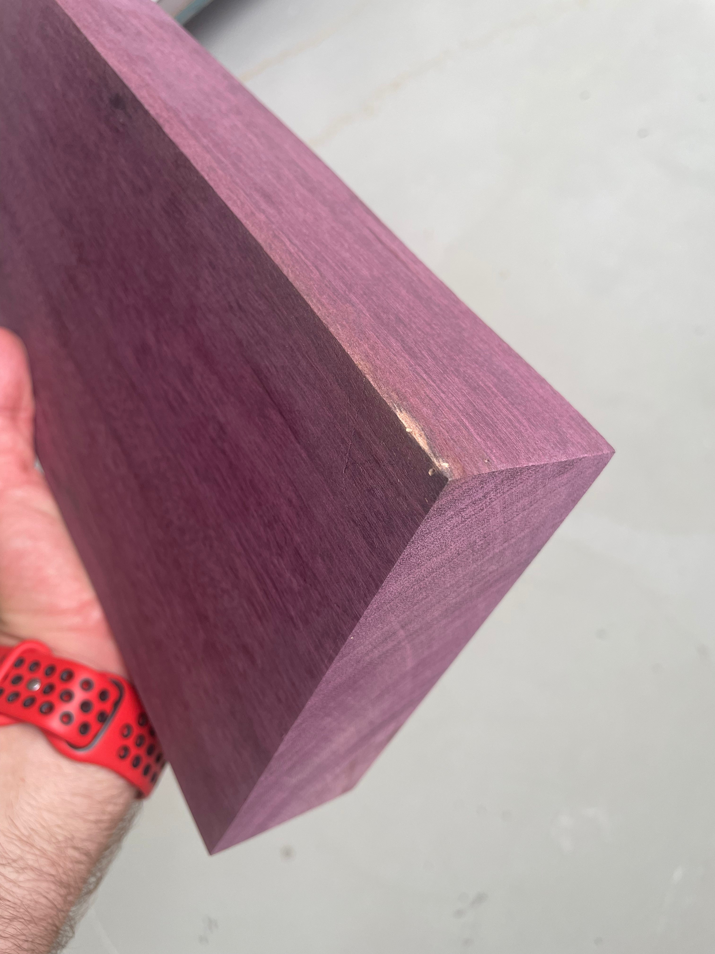 Purpleheart, suuri kappale 55x155x300mm