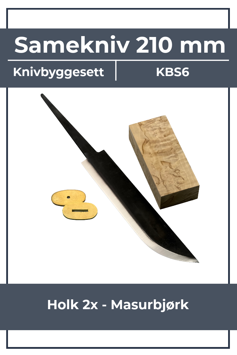 Veitsenrakennussarja KBS6 - 210mm saamelaismalli Leuku