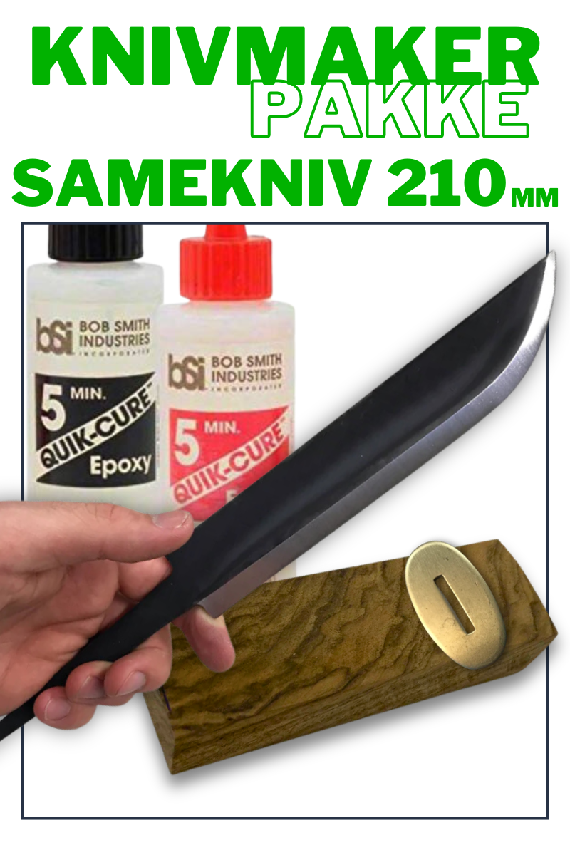 Samekniv 210 -aloituspakkaus – Aloitussetti puukonteköön