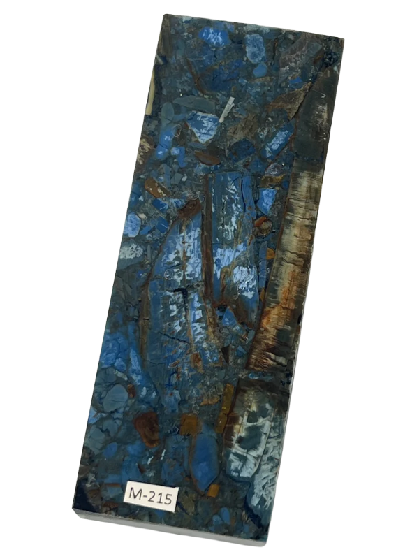 Mammutista valmistettu kahva-aihio M215 Sininen Fusion block