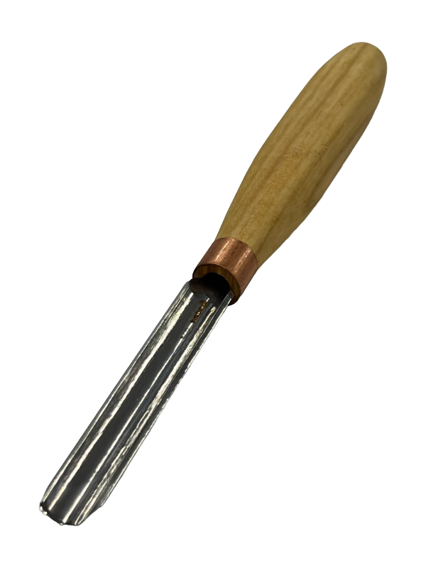 Puuntyöstötaltta 80x10mm suora pyöristetty taltta K9/10
