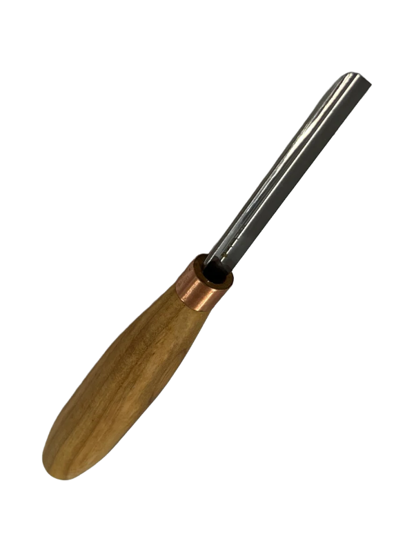 Puuntyöstötaltta 80x8mm suora pyöristetty taltta K8/08