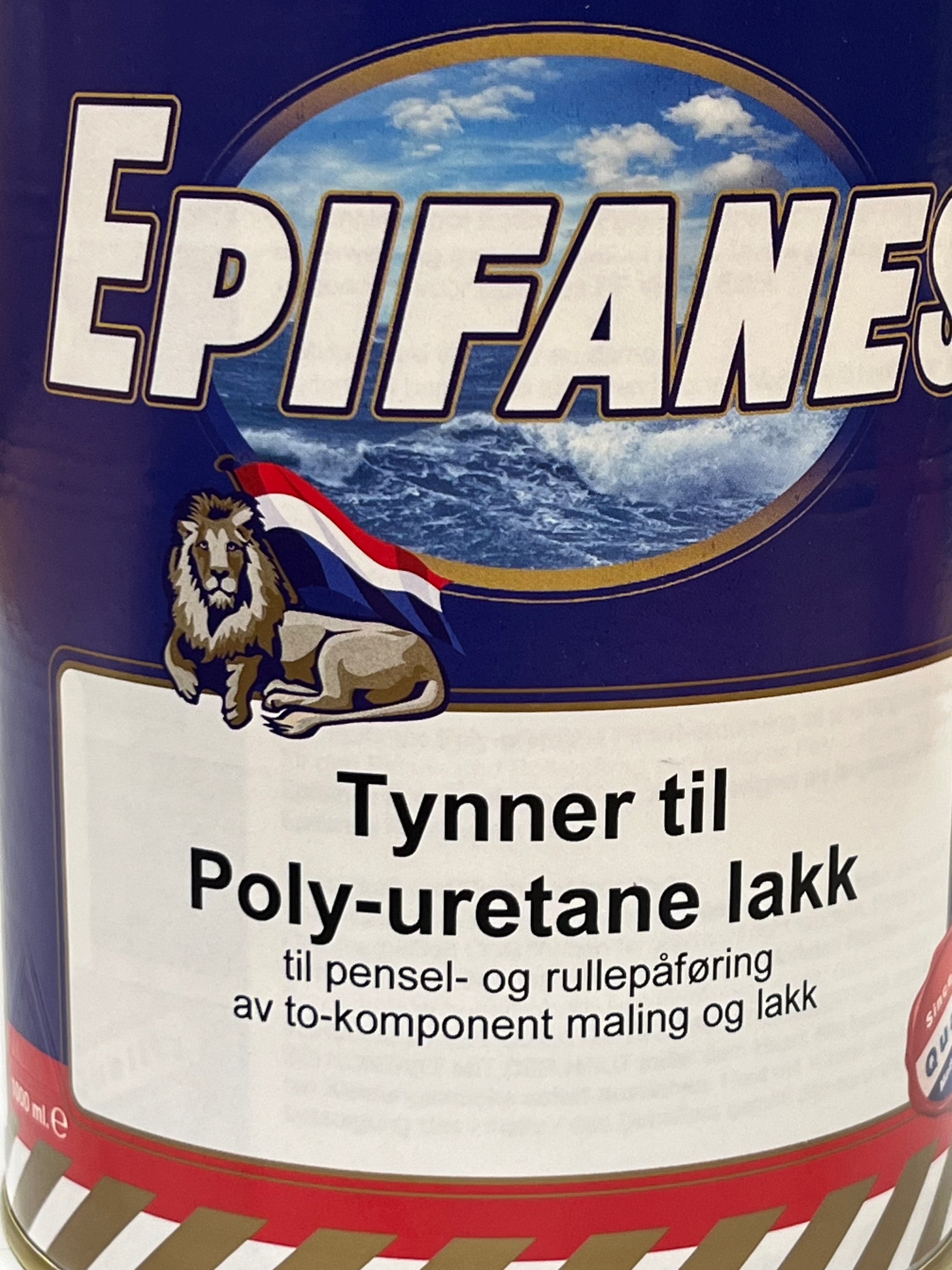 Epifanes-ohenne kaksikomponenttiselle polyuretaanilakalle 1000 ml