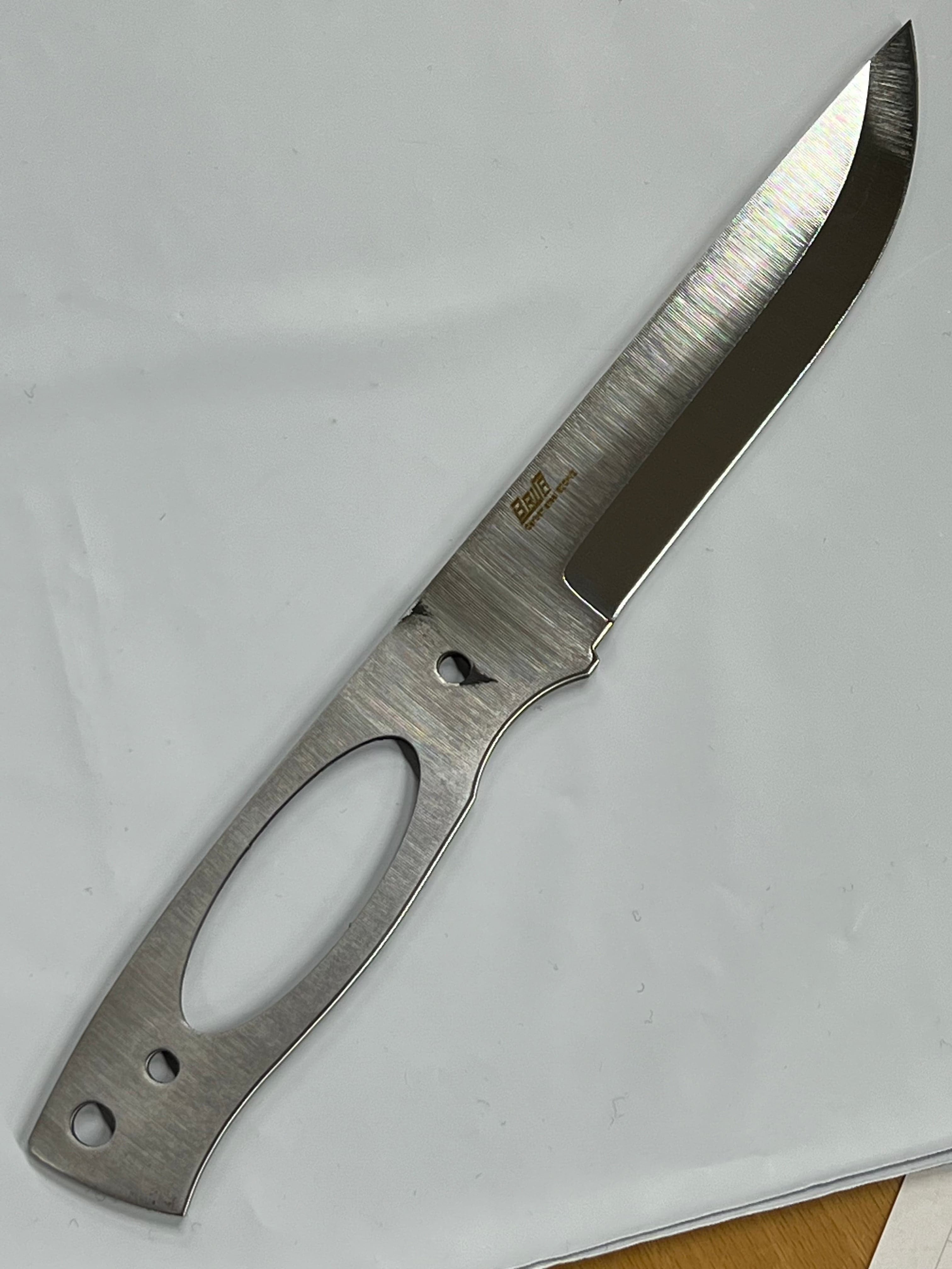 Brisa Trooper 115 Scandi 80CrV2 hiiliteräksinen veitsenterä