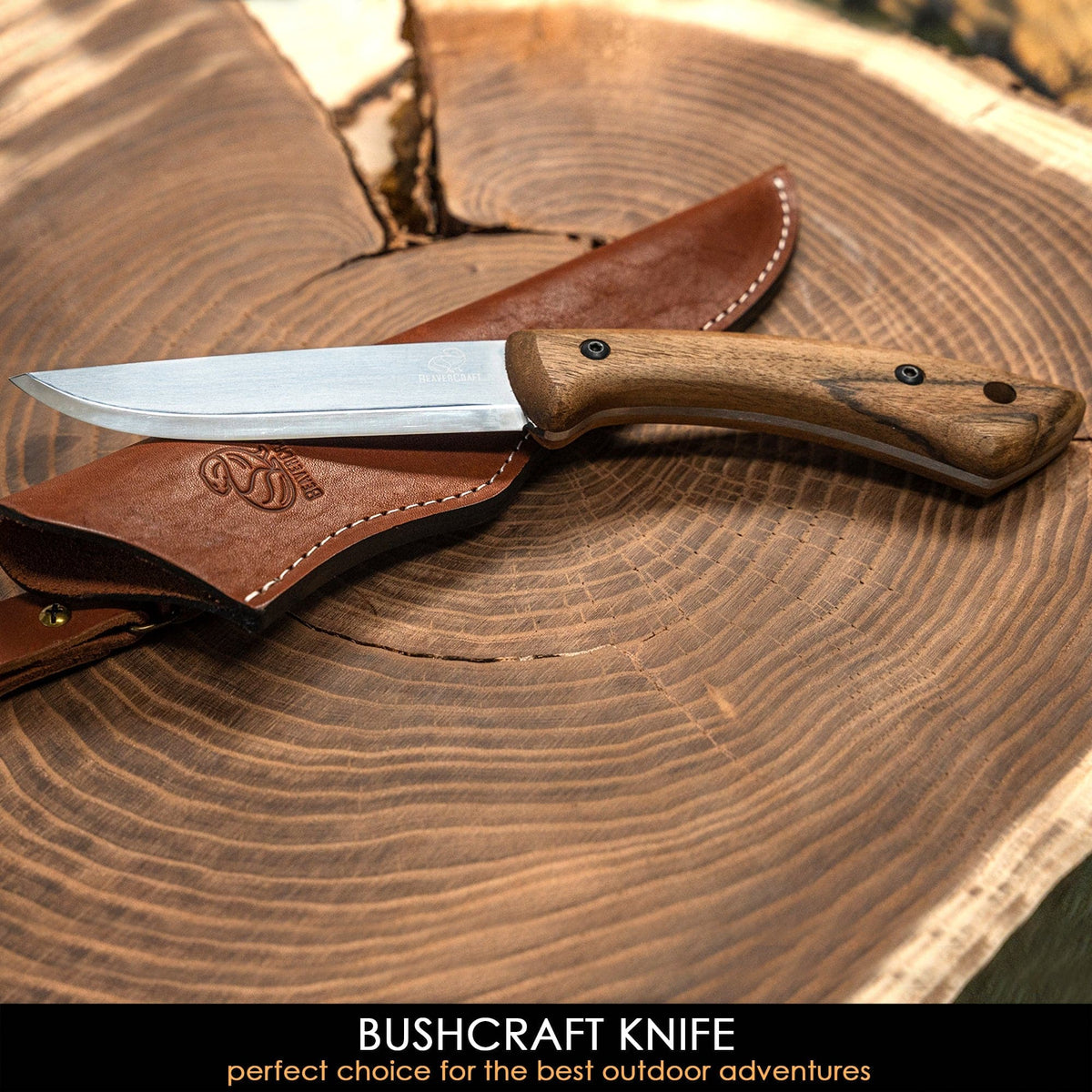 BSH1 Dune Bushcraft -veitsi ja tuppi