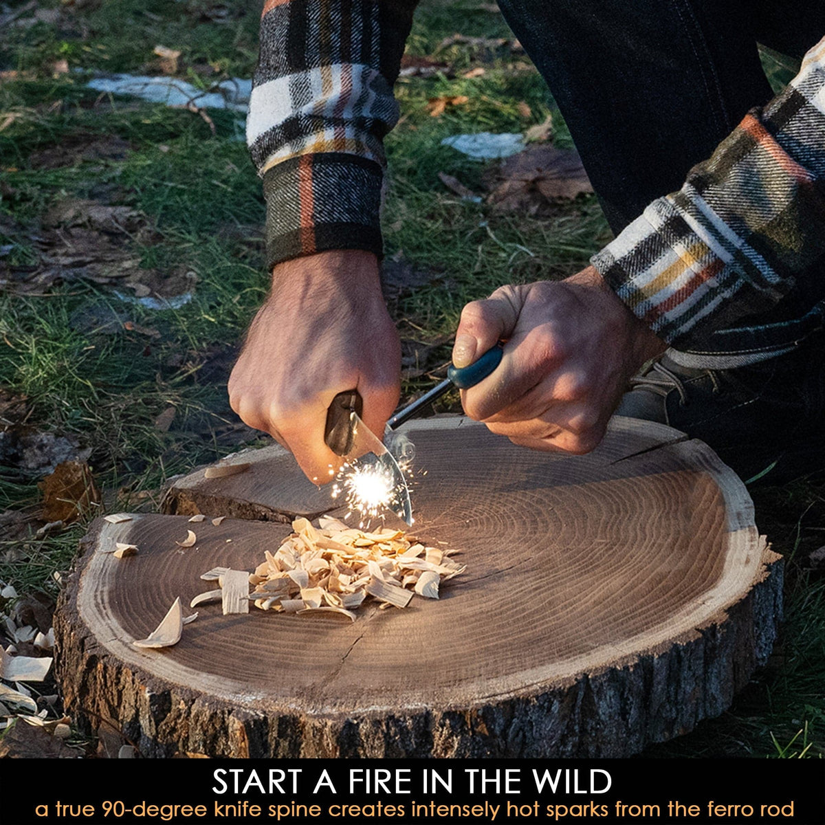 BSH1 Dune Bushcraft -veitsi ja tuppi
