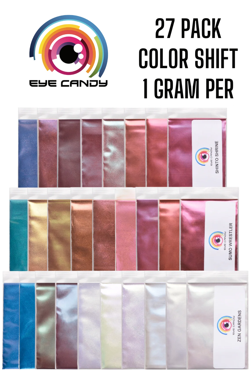 Colorshift-näytesetti 27 väriä - Eye Candy Pigments