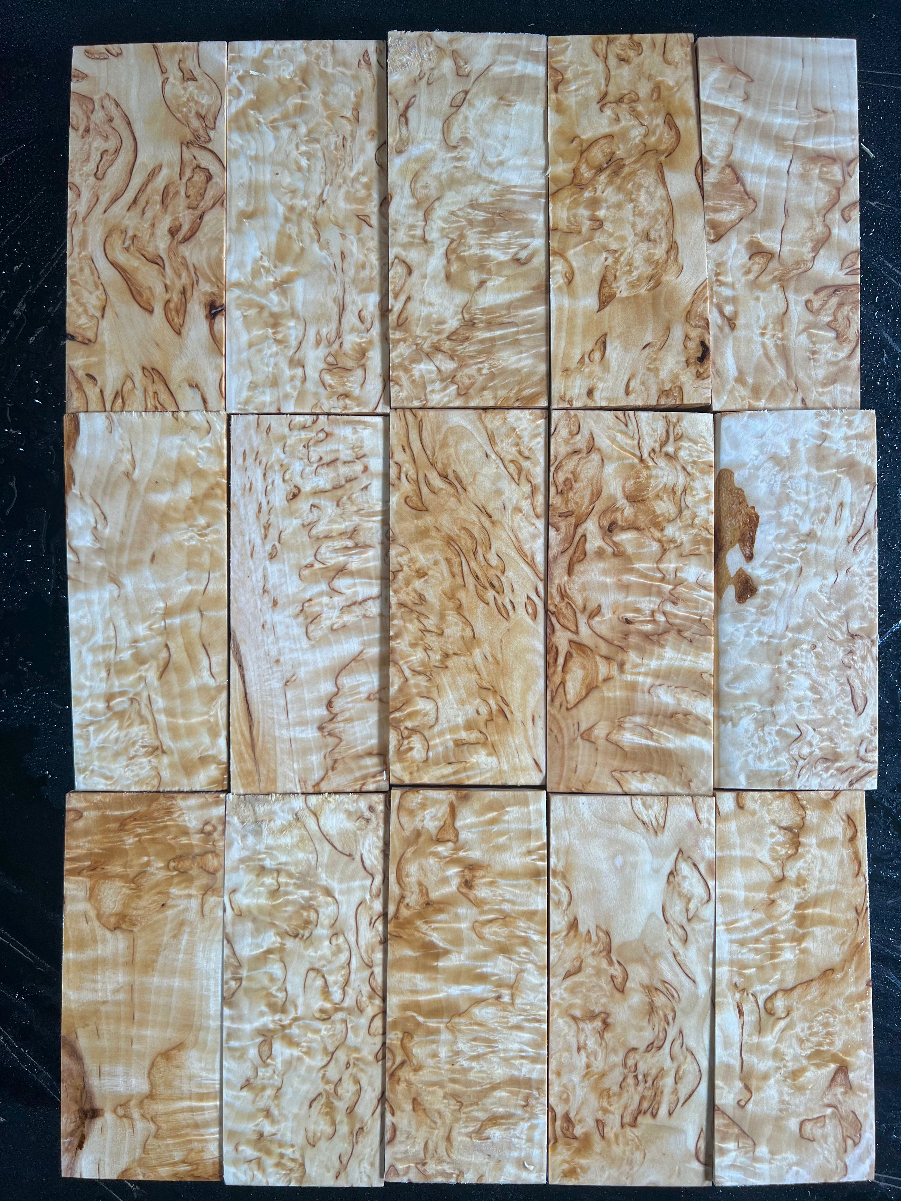 Luonnonvärinen visakoivu, erittäin suuri n. 40x50x120 mm