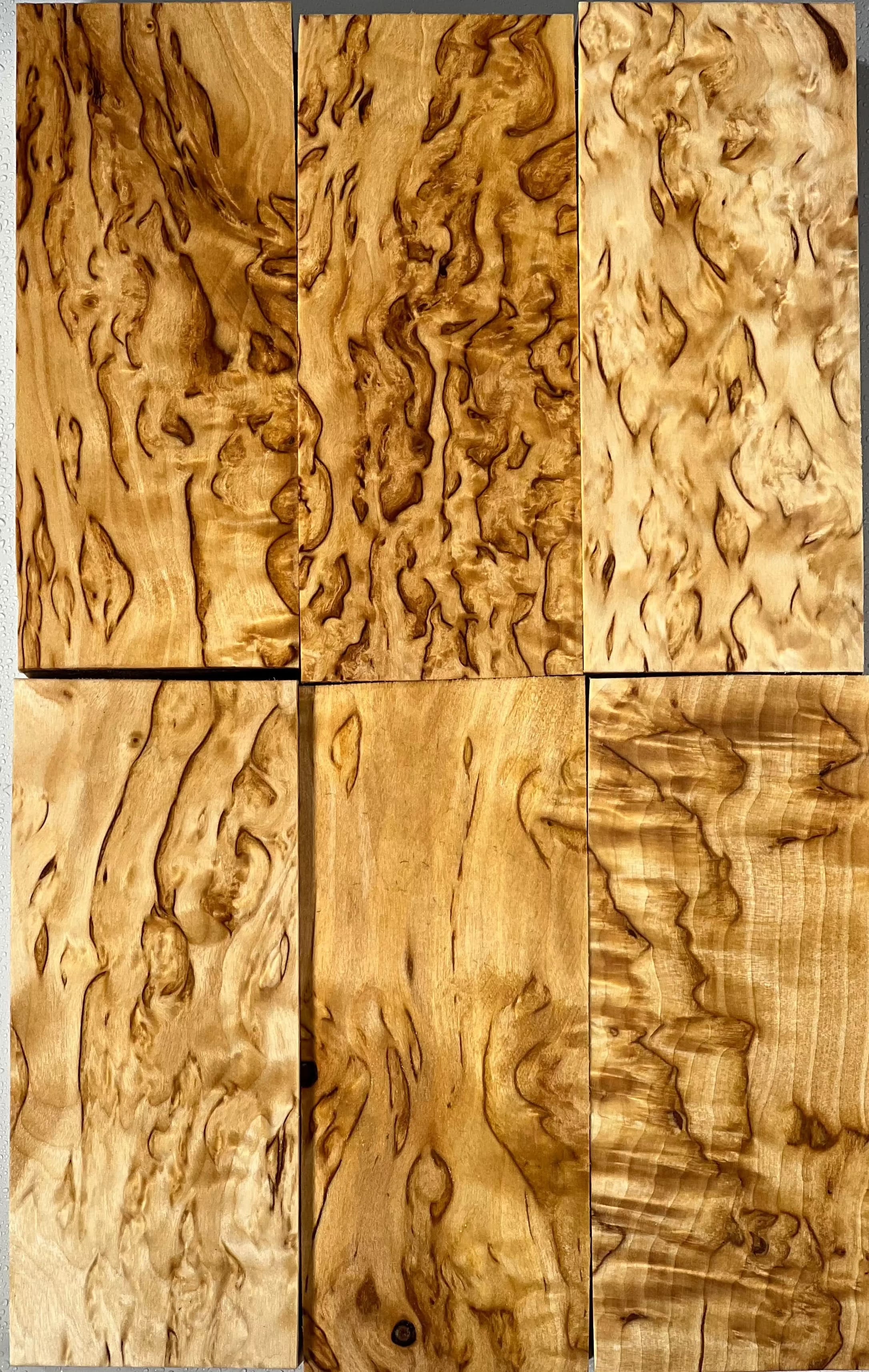 Luonnonvärinen visakoivu, suuri n. 30x50x120 mm
