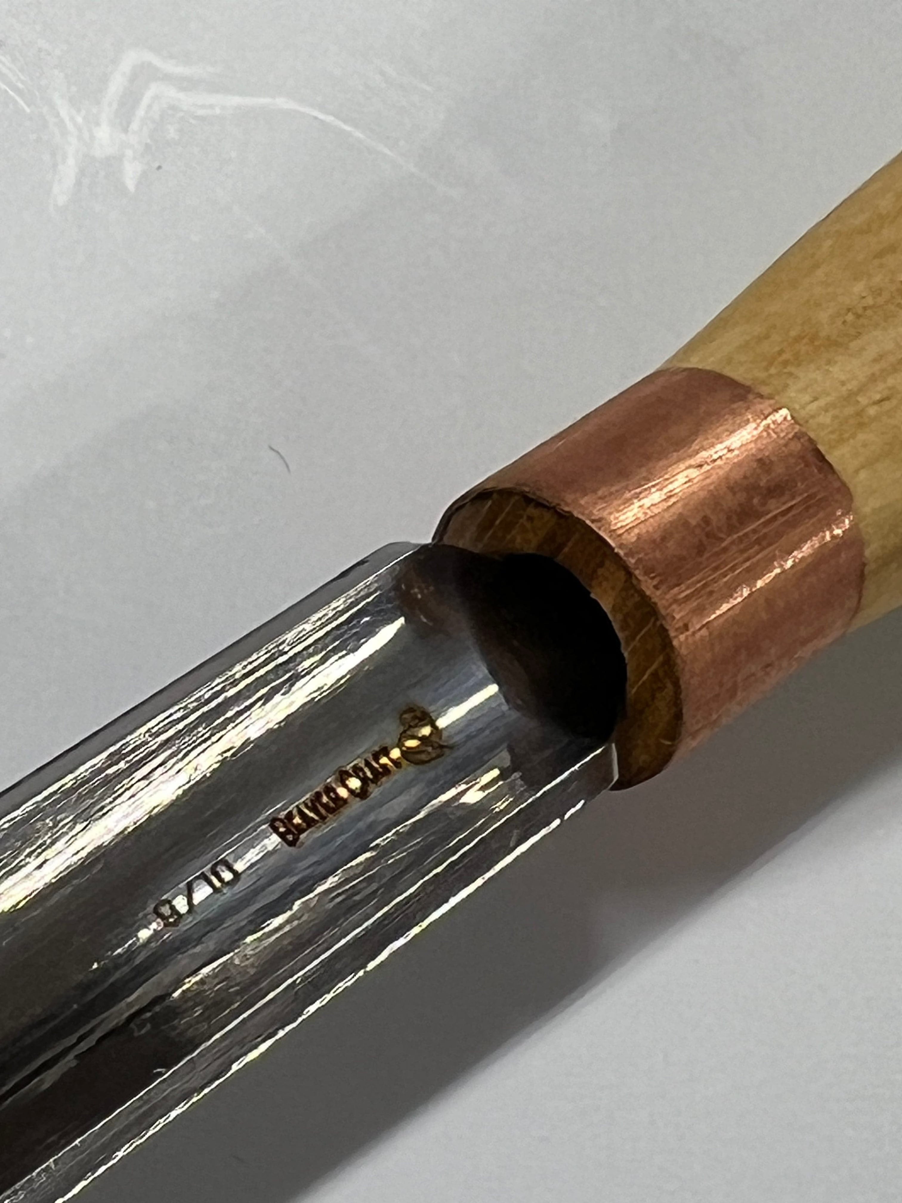 Puuntyöstötaltta 80x10mm suora pyöristetty taltta K9/10