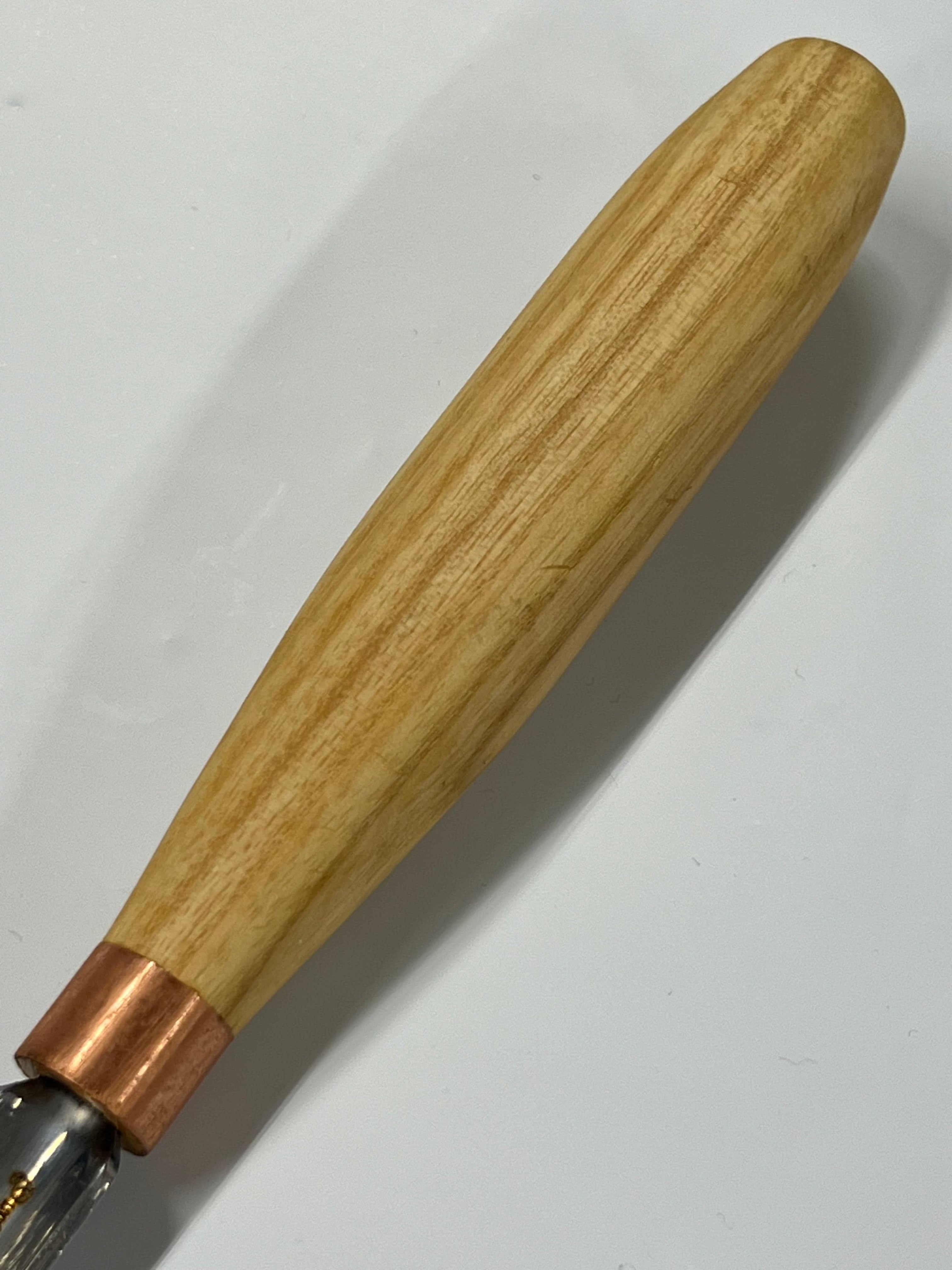 Puuntyöstötaltta 80x10mm suora pyöristetty taltta K9/10