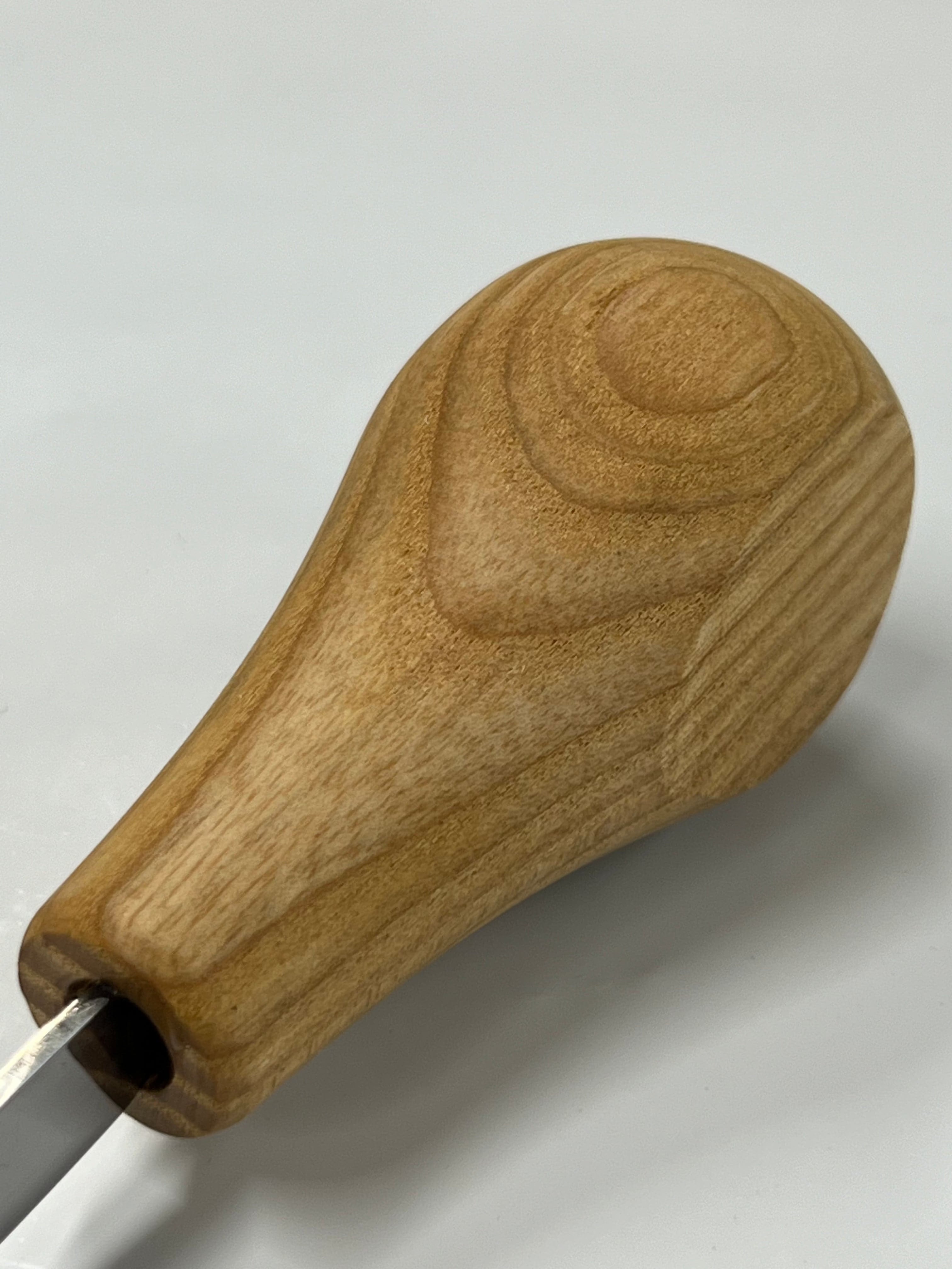 Puunveistotaltta 75x10 mm suora litteä taltta P1/10 pallokahvalla