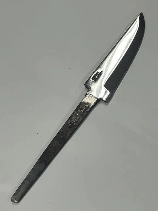 Käsin taottu veitsenterä Frode Misund 75 mm