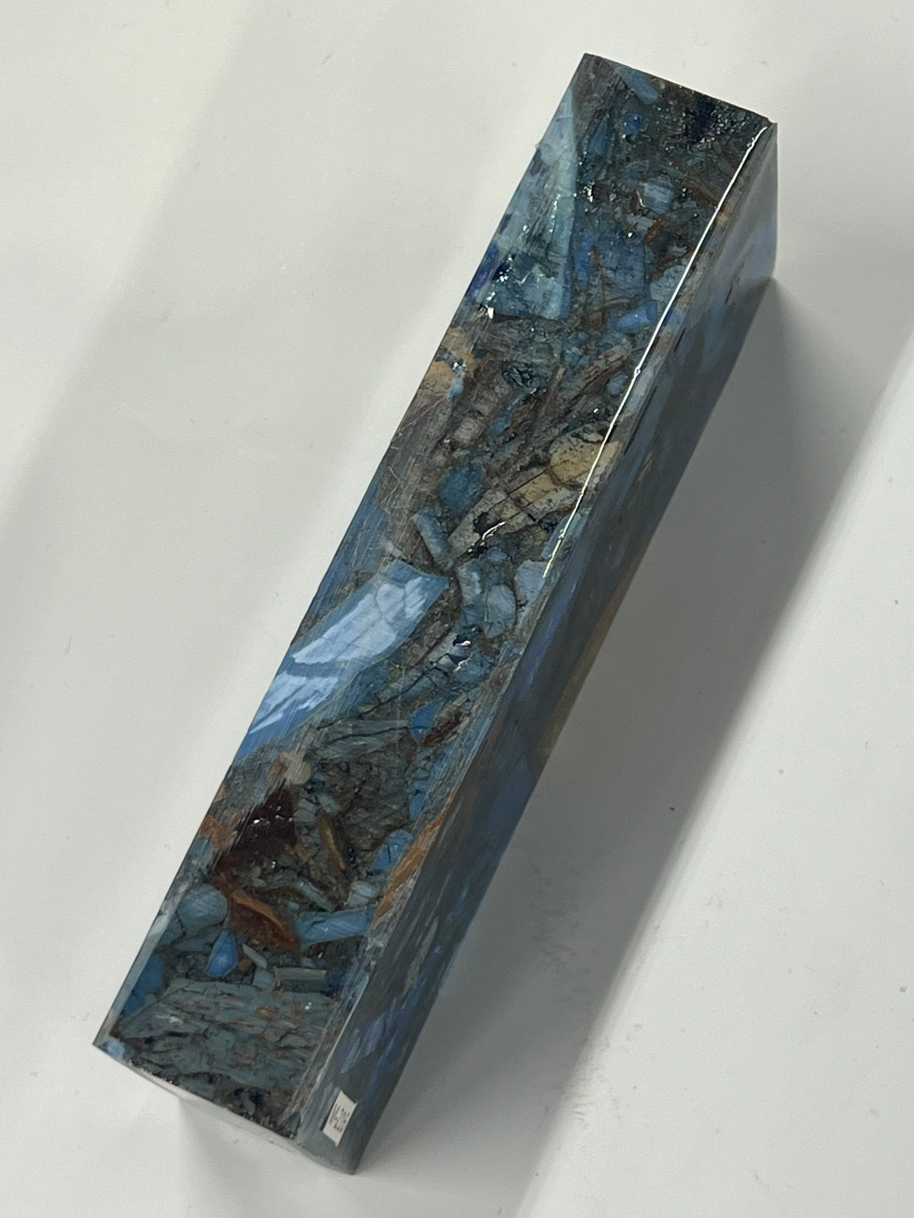 Mammutista valmistettu kahva-aihio M216 Sininen Fusion block