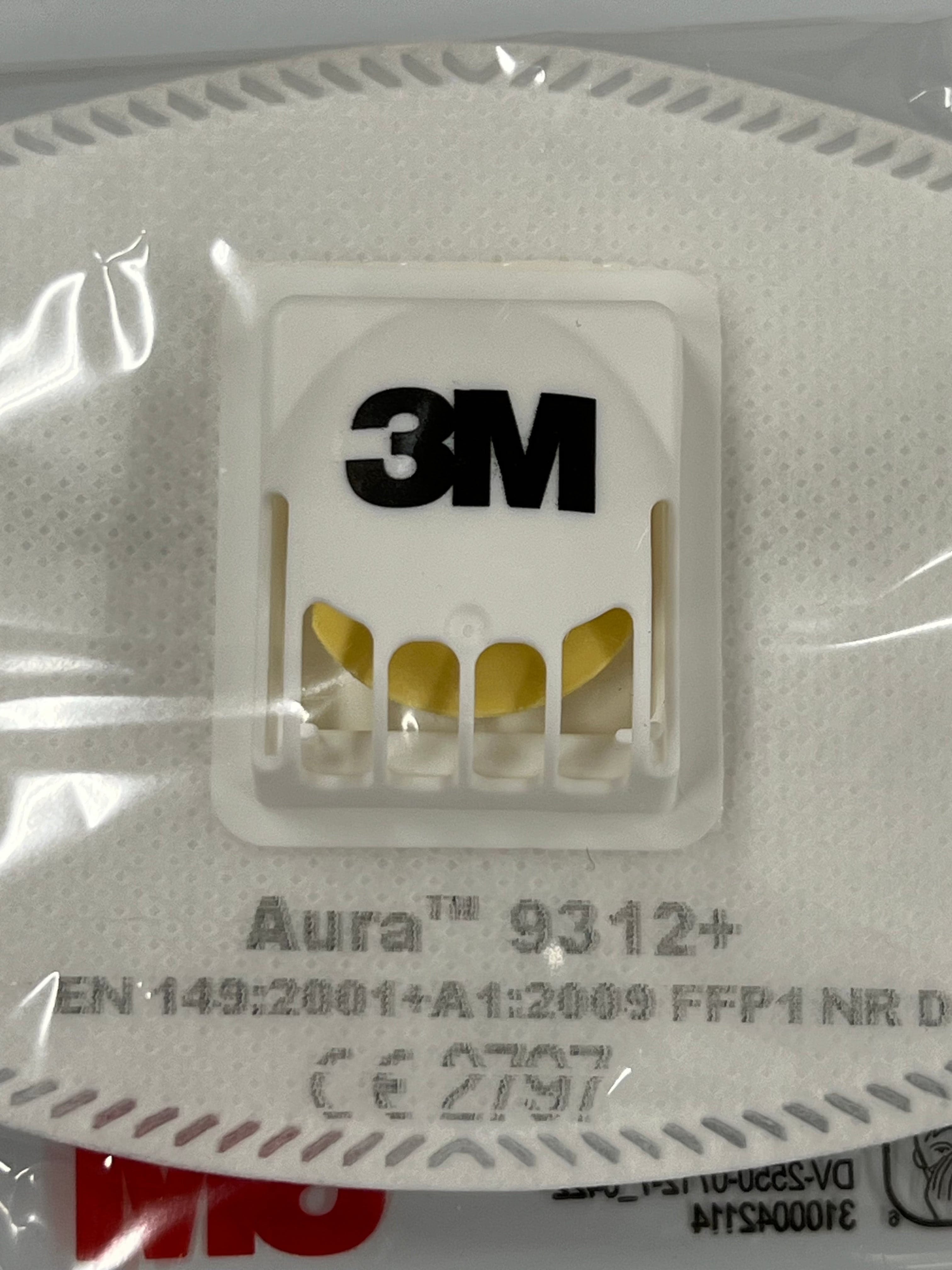 3M Aura -hiukkassuojaimet venttiilillä