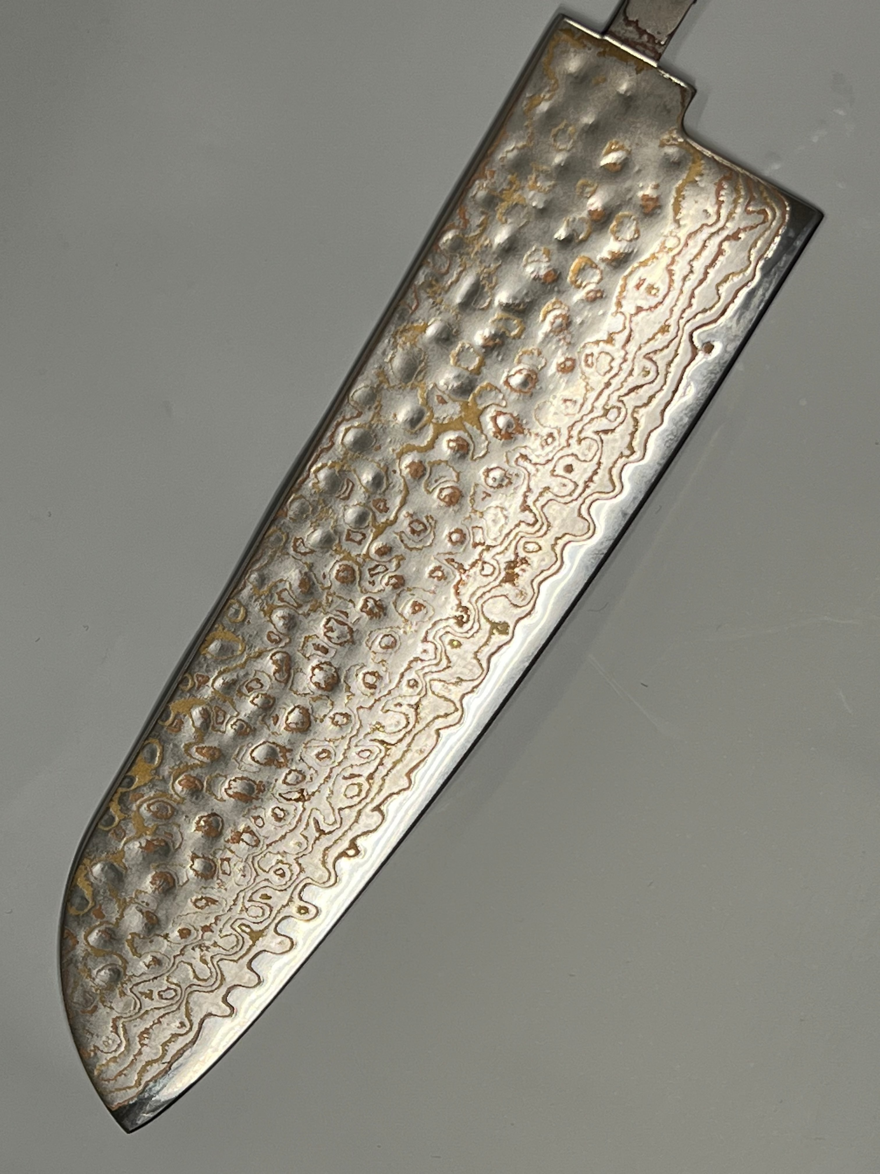 Santoku 200 mm ruostumaton kupari-damaskiteräs
