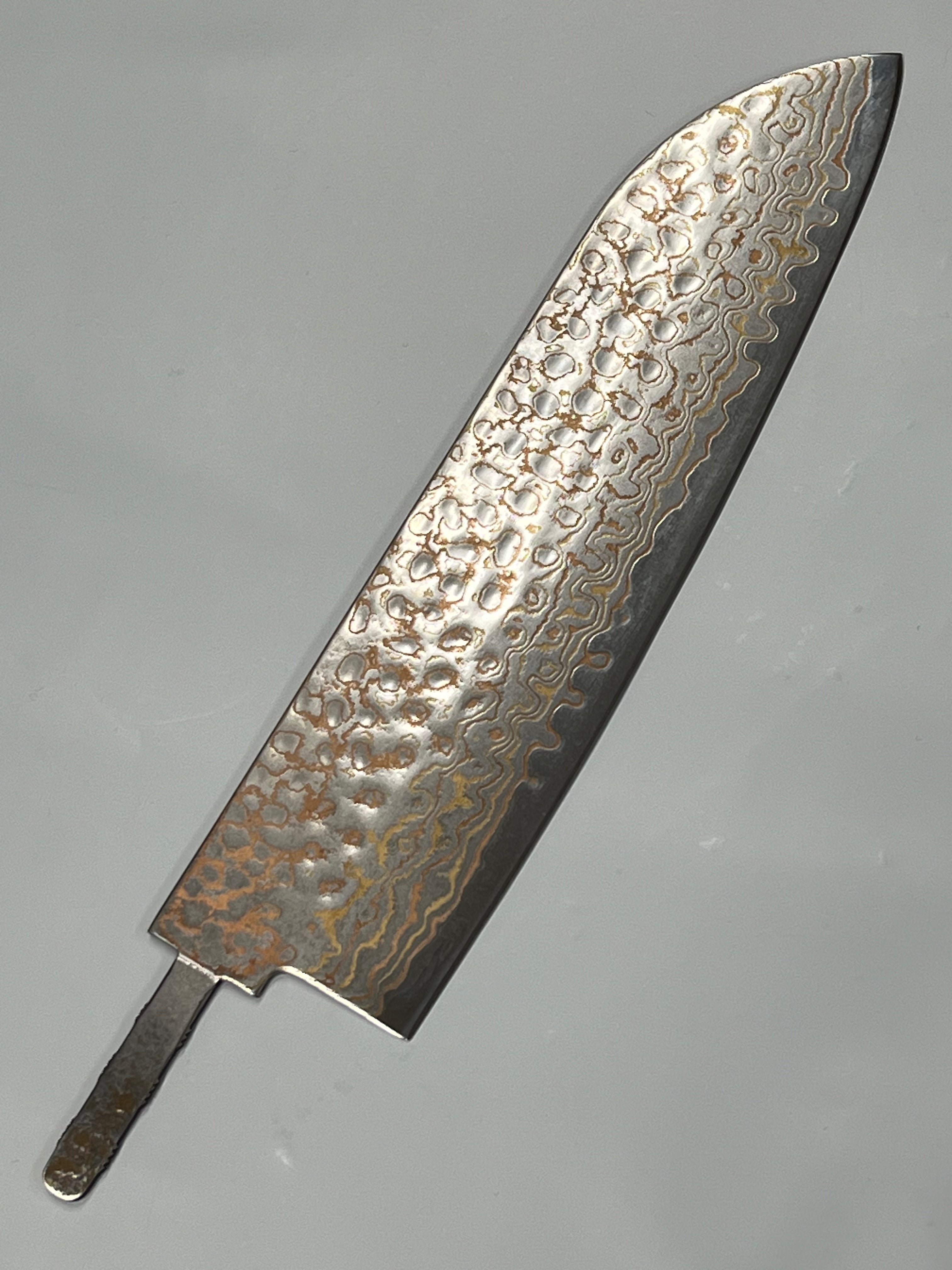 Santoku 200 mm ruostumaton kupari-damaskiteräs