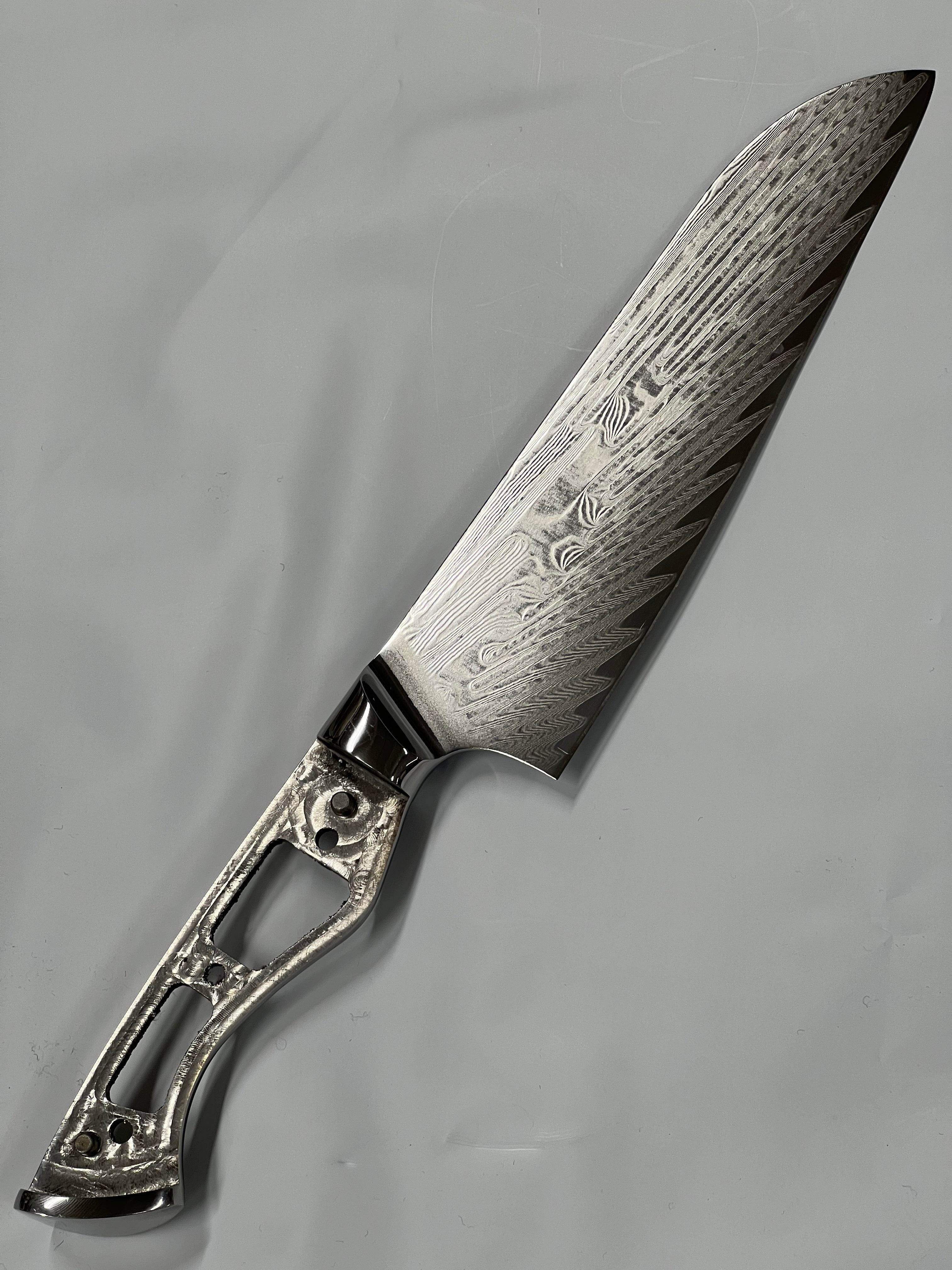 Santoku - VG10 Damask kokkiveitsi 8" fulltang kahvalla