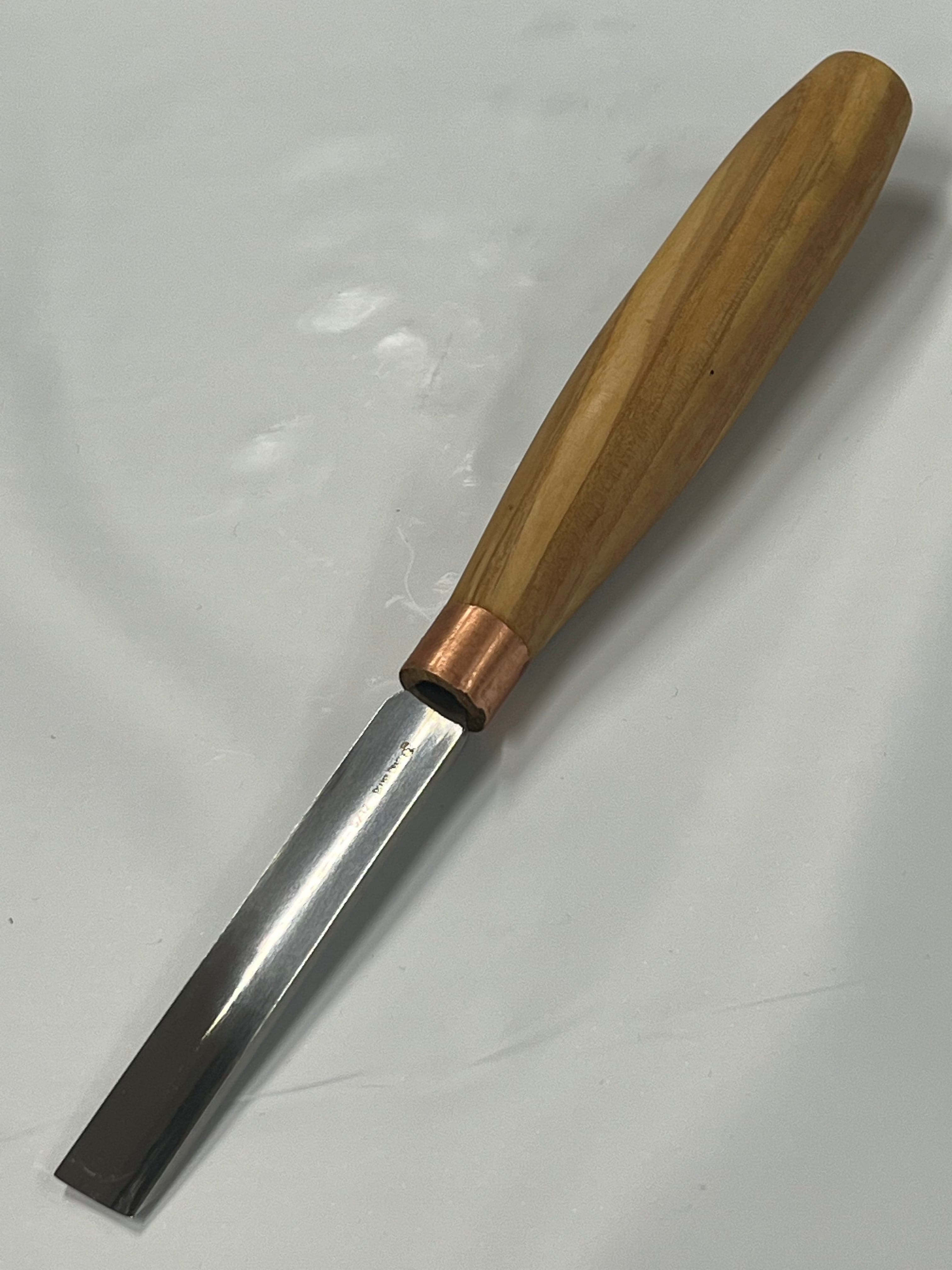 Puuntyöstötaltta 80x12mm suora pyöristetty taltta K5/12
