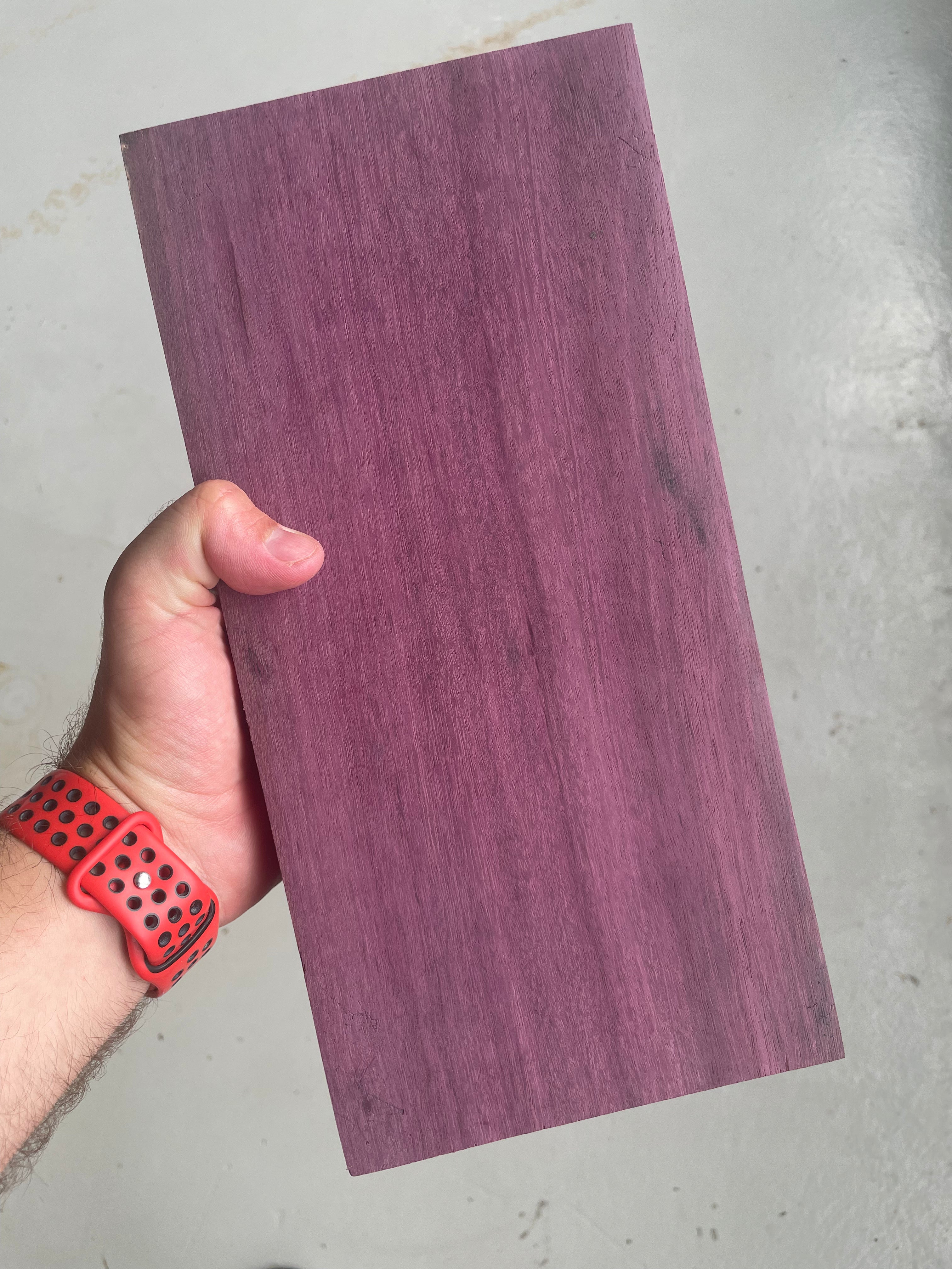 Purpleheart, suuri kappale 55x155x300mm