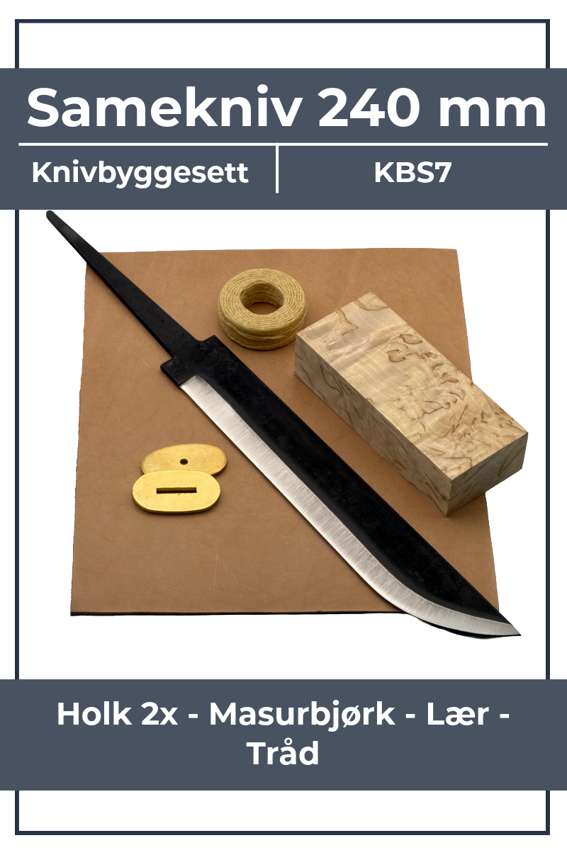 Veitsenrakennussarja KBS7 - 240mm saamelaismalli