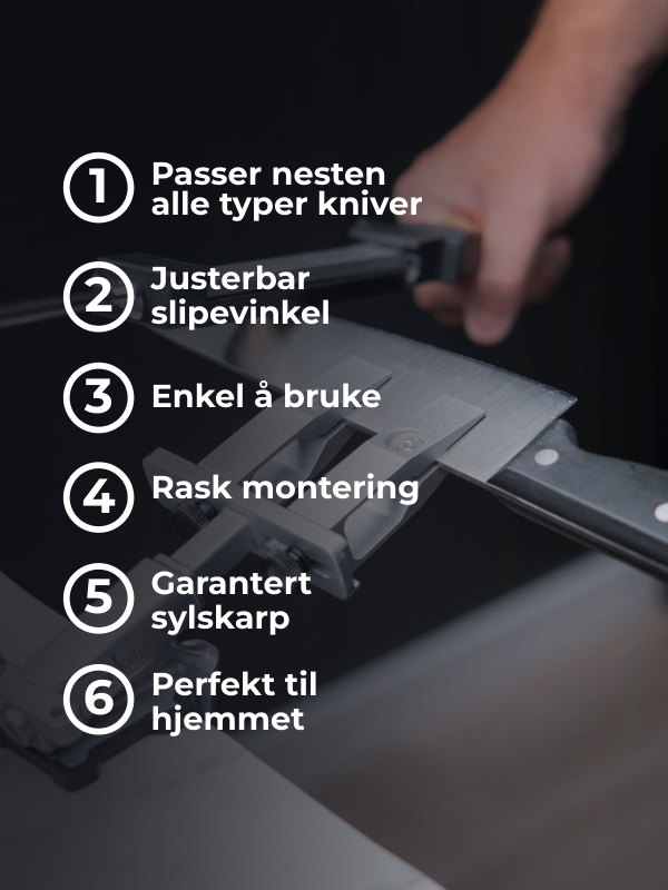 SwiftEdge Cross: Veitsenteroitusjärjestelmä säädettävällä kulmalla ja timanttiteroittimilla