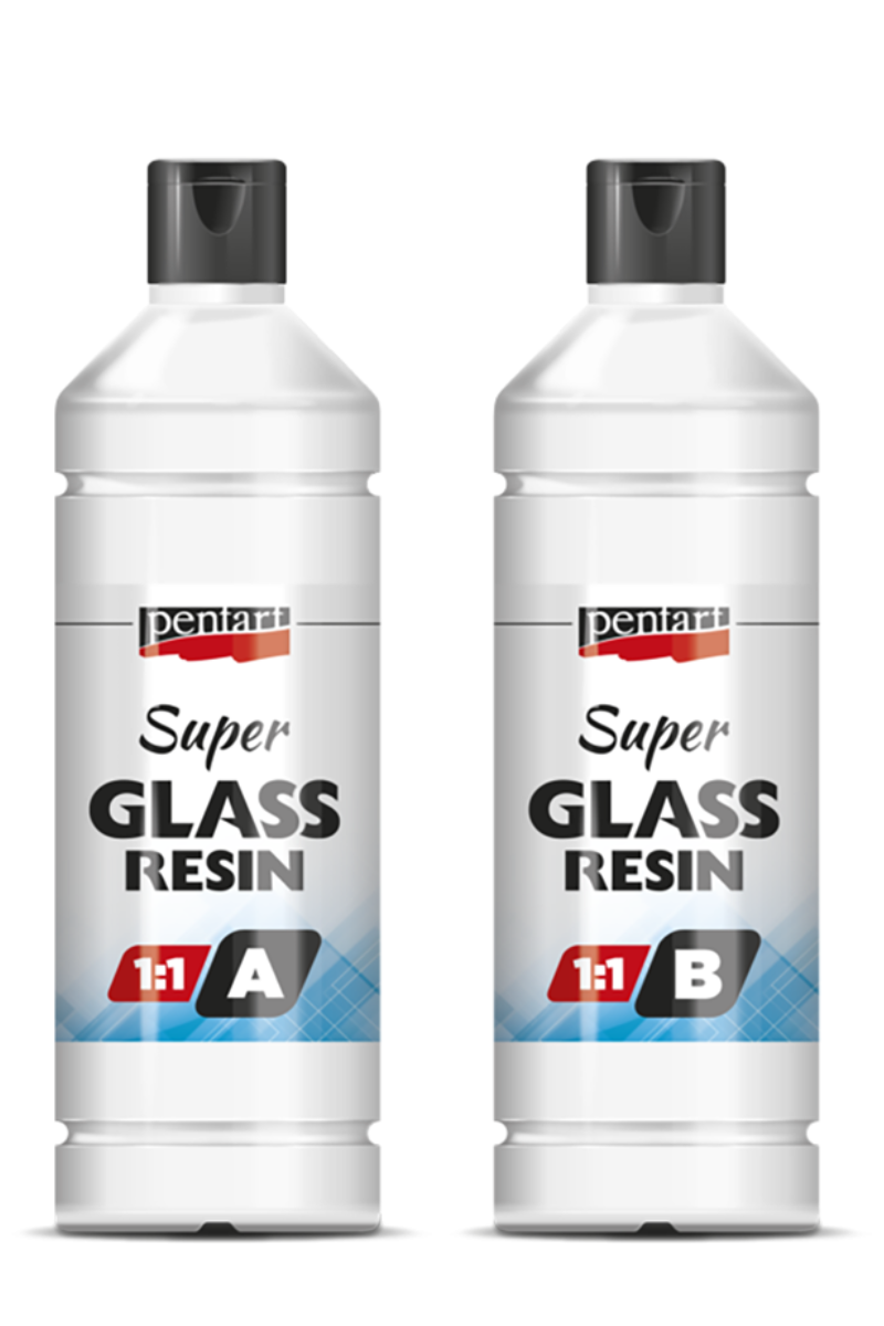 Taide-epoksi SuperGlass Resin