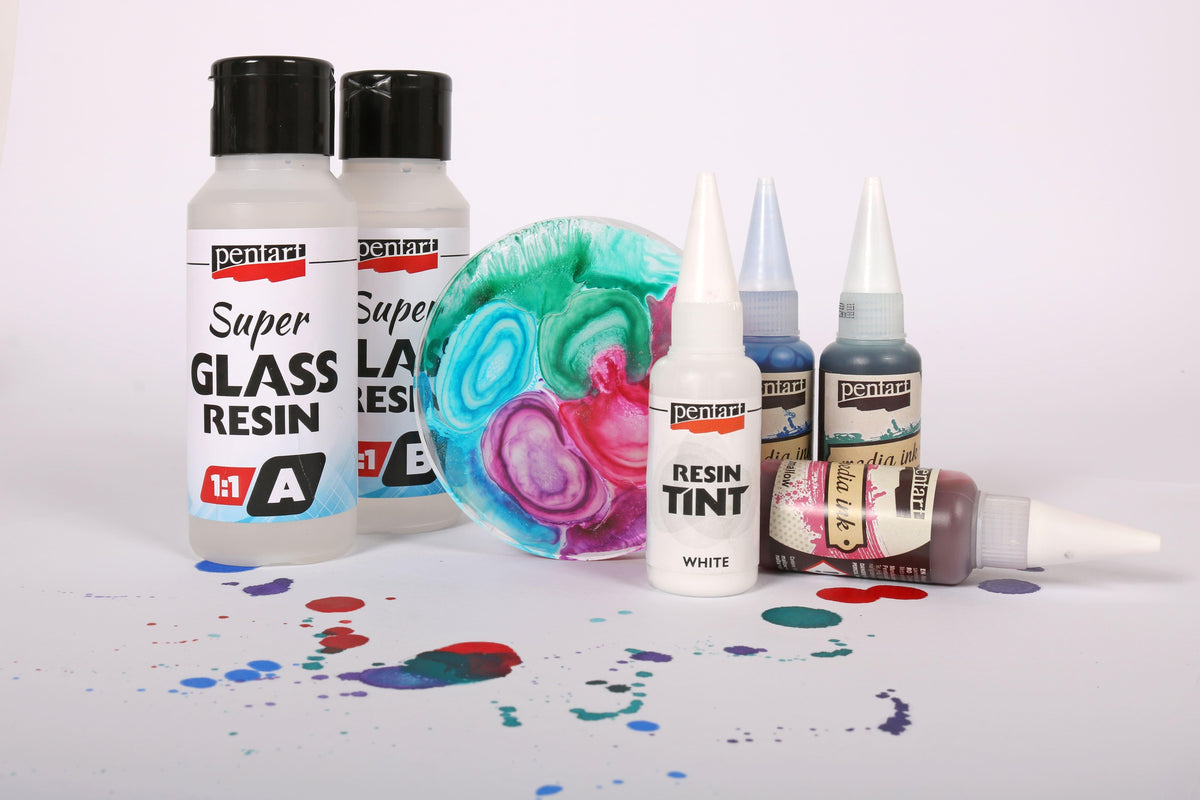 Taide-epoksi SuperGlass Resin