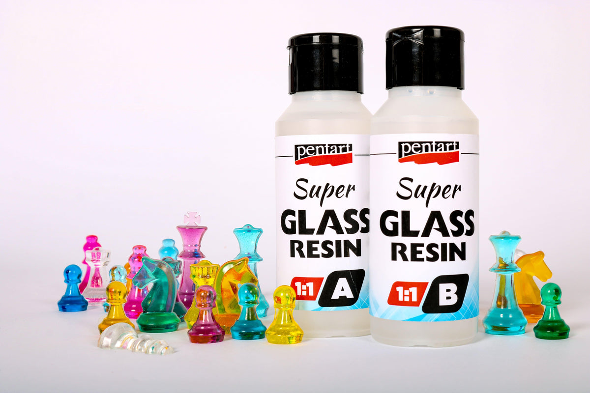 Taide-epoksi SuperGlass Resin