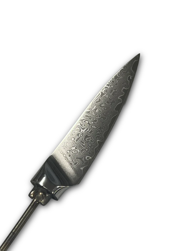 Hedelmä-/keittiöveitsen terä 3,5" (89 mm) - VG10 damaskiteräksinen keittiöveitsen terä