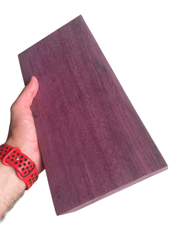 Purpleheart, suuri kappale 55x155x300mm