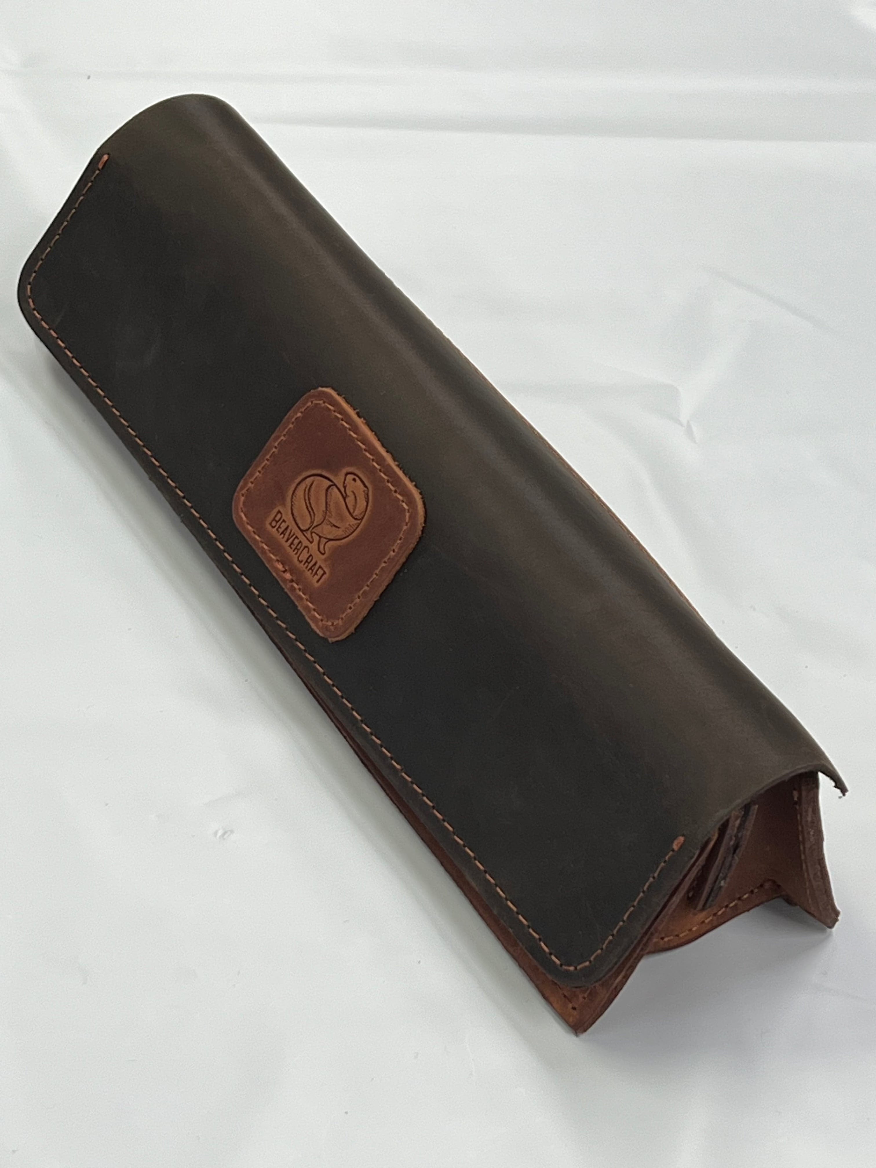 Puunveistotyökalusarja nahkakotelossa S01X Beaver Craft