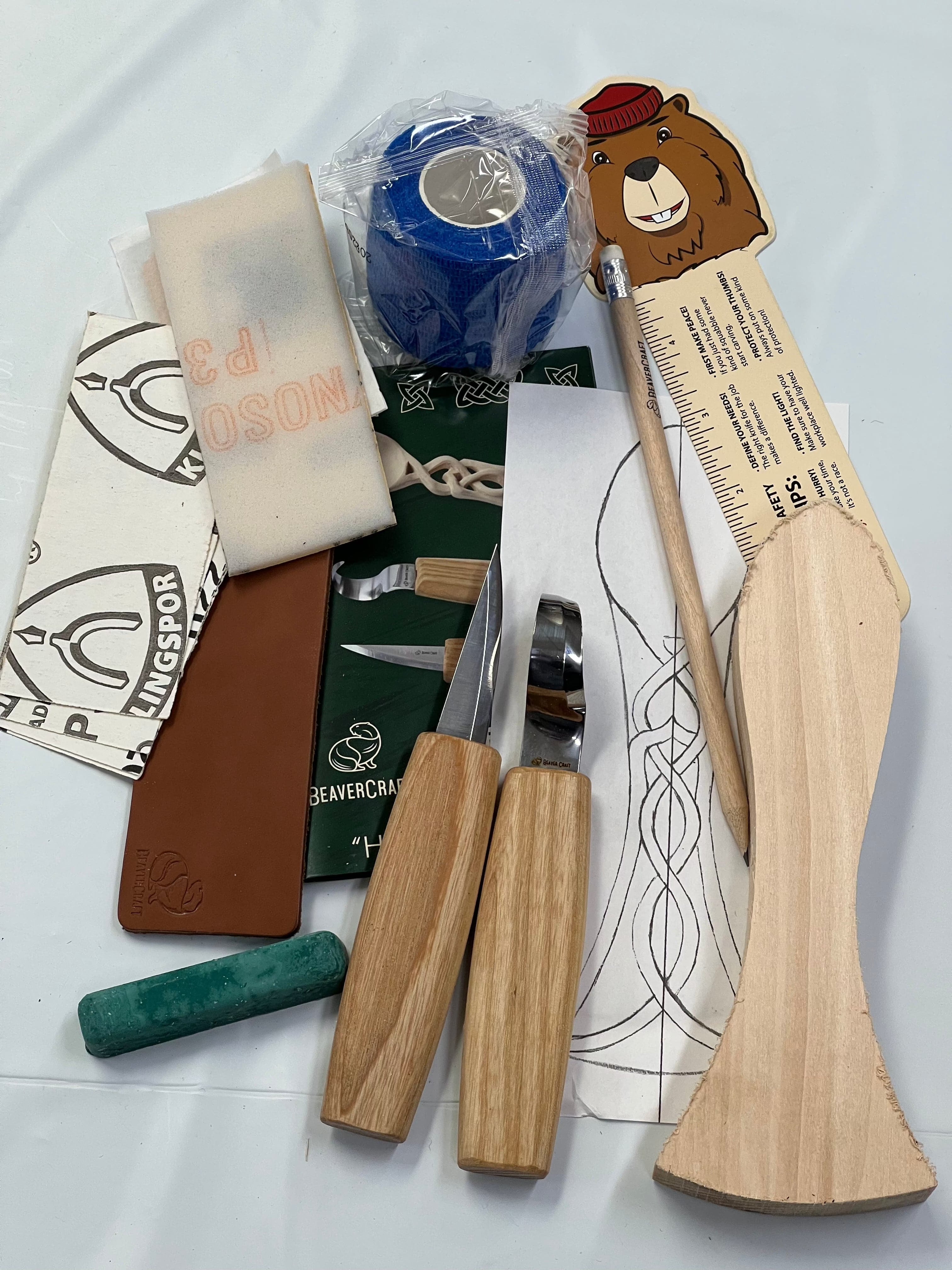 Puunleikkaussetti DIY04 Rakkauslusikka