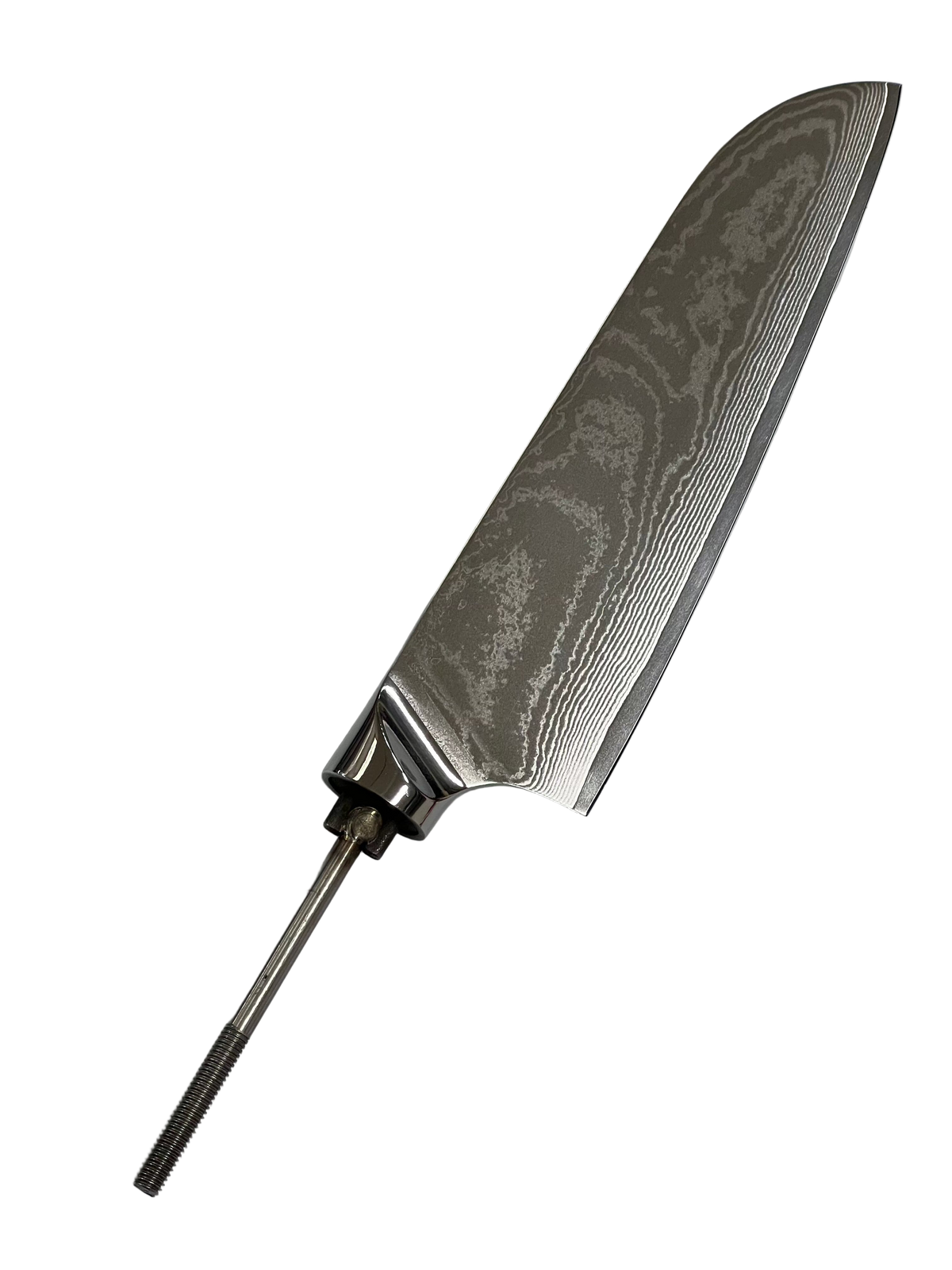 Santoku – Ruostumaton damaskiteräksinen kokkiveitsi 8", kierteinen piiloruoto