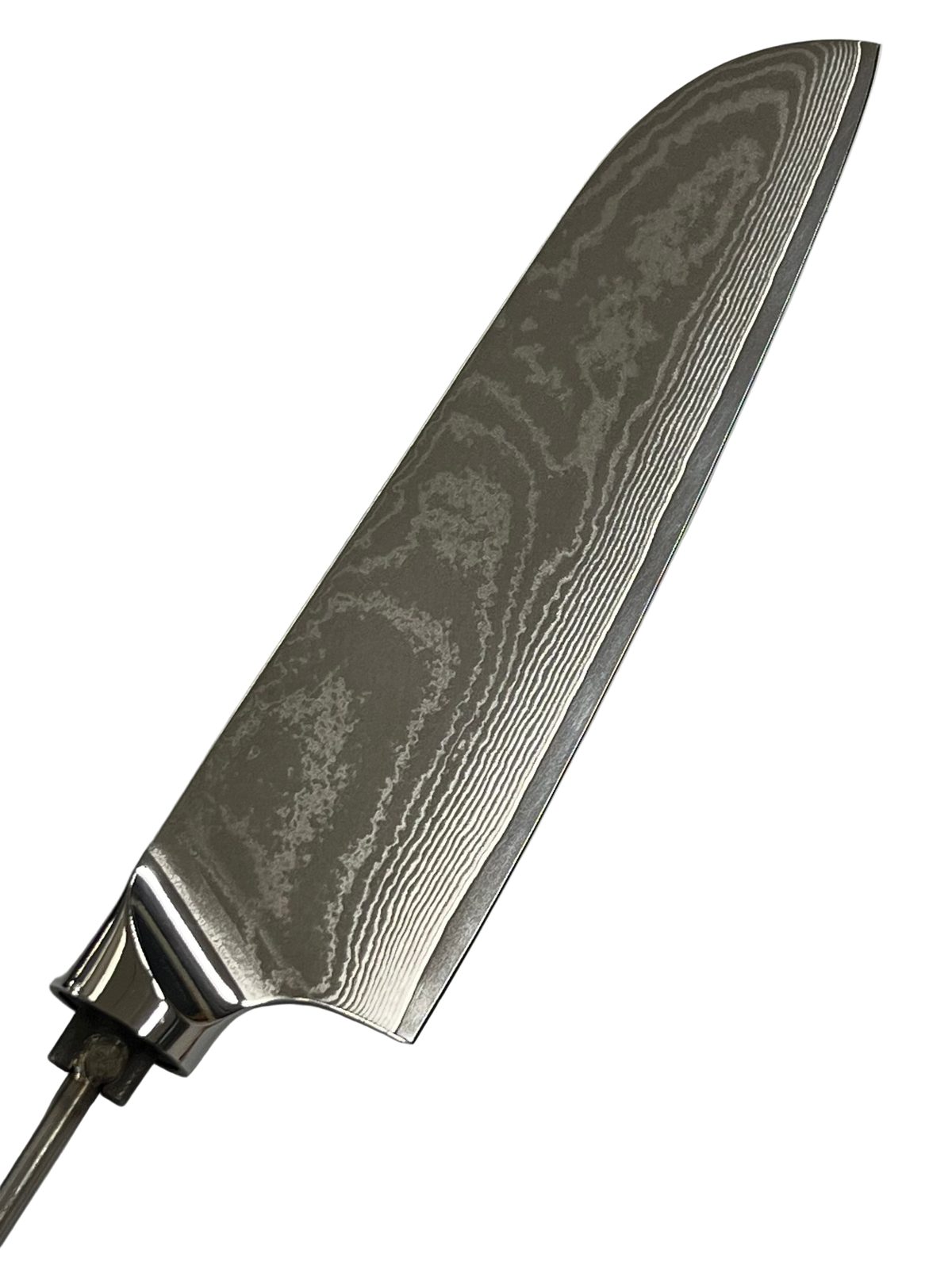 Santoku – Ruostumaton damaskiteräksinen kokkiveitsi 8", kierteinen piiloruoto
