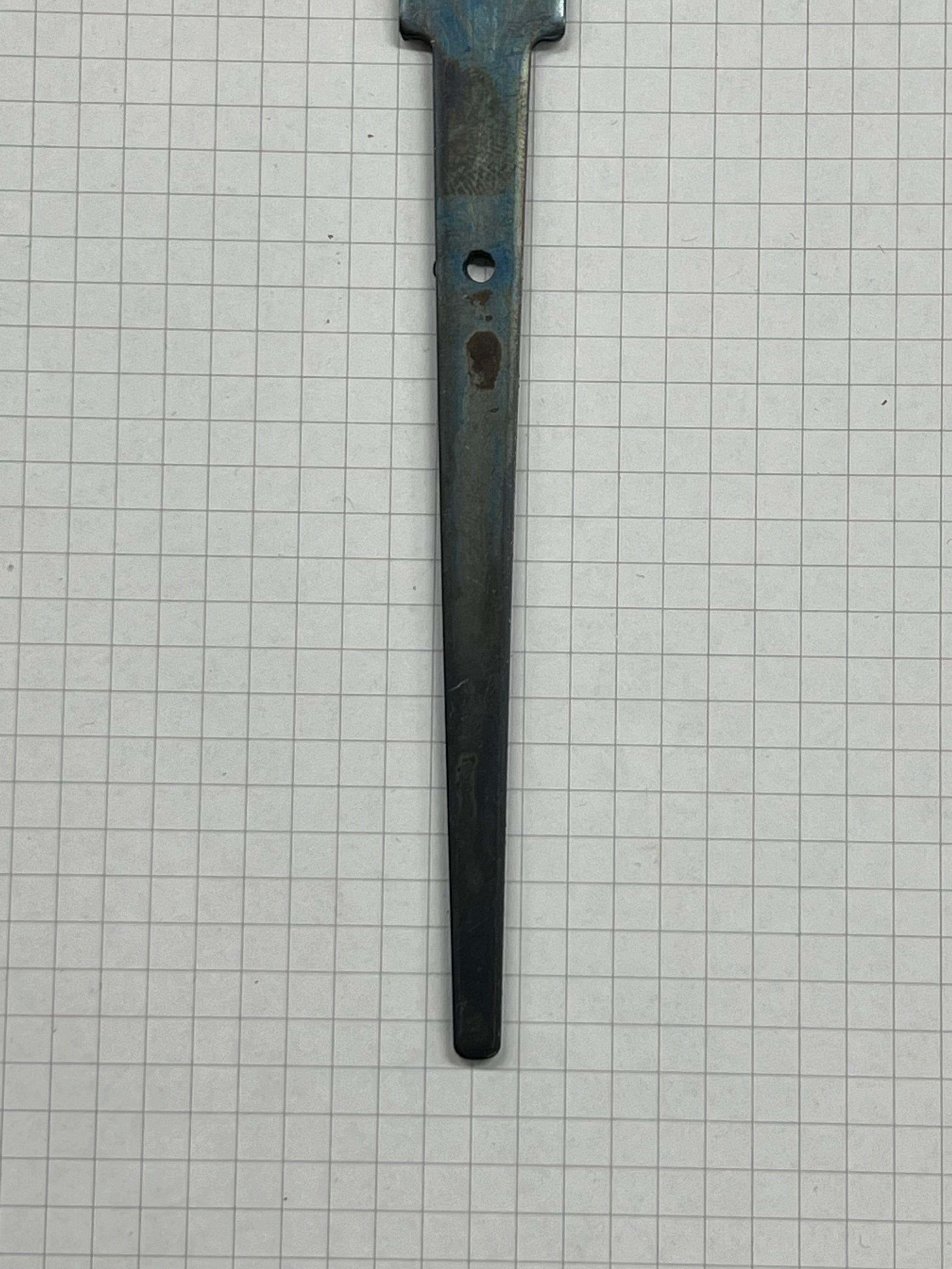 Veitsenterän aihio 80 mm, valmiiksi karkaistu, hiomaton